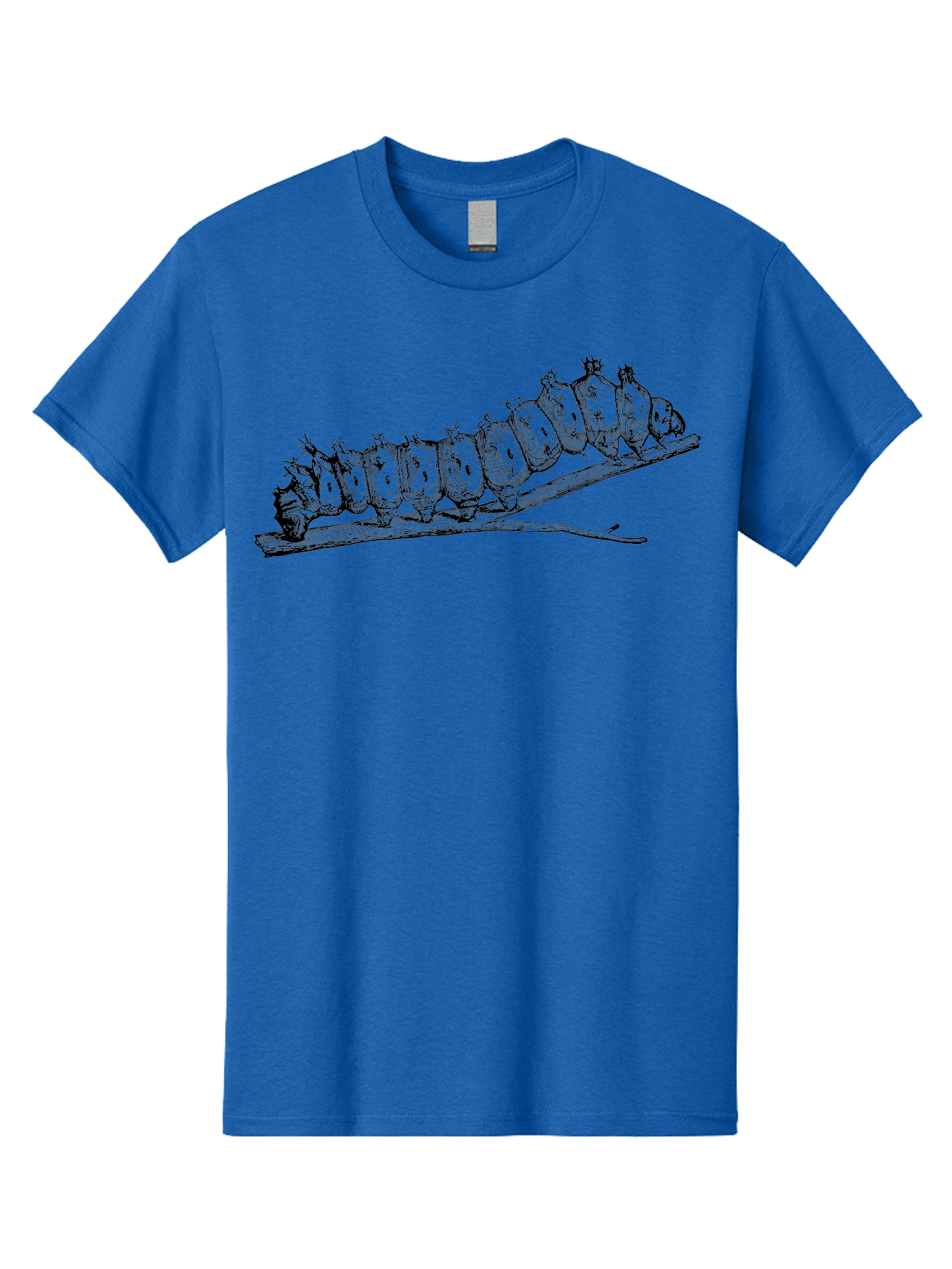 Caterpillar-On-Branch Men'S Graphic Tee, 100% Cotton, Comfortable Casual Summer Wear, Machine Washable, Caterpillar On Branch, Insect Metamorphosis, Garden Pests, Butterfly Life Cycle, Caterpillar Stages, Insect Illustration, Entomology Art Aab518 29