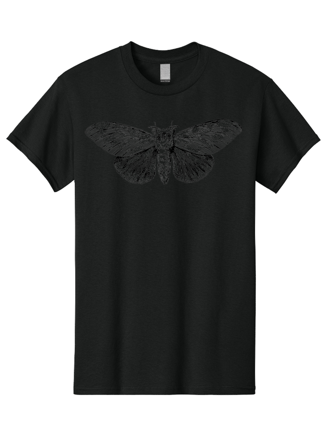 Death-S-Head-Hawkmoth Men'S Graphic Tee, 100% Cotton, Comfortable Casual Summer Wear, Machine Washable, Moth Illustration, Insect Art, Detailed Drawing, Butterfly Design, Wing Pattern, Entomology, Delicate Wings, Ornate Details, Abstract Art Aab527 5