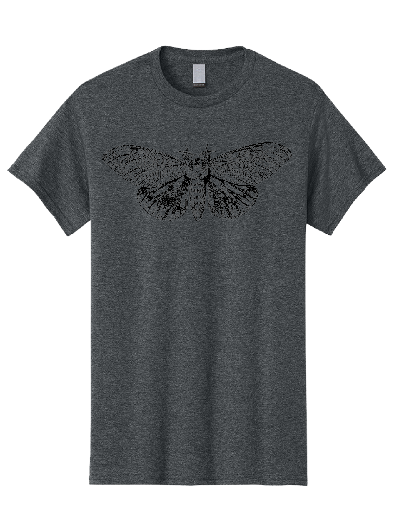Death-S-Head-Hawkmoth Men'S Graphic Tee, 100% Cotton, Comfortable Casual Summer Wear, Machine Washable, Moth Illustration, Insect Art, Detailed Drawing, Butterfly Design, Wing Pattern, Entomology, Delicate Wings, Ornate Details, Abstract Art Aab527 29