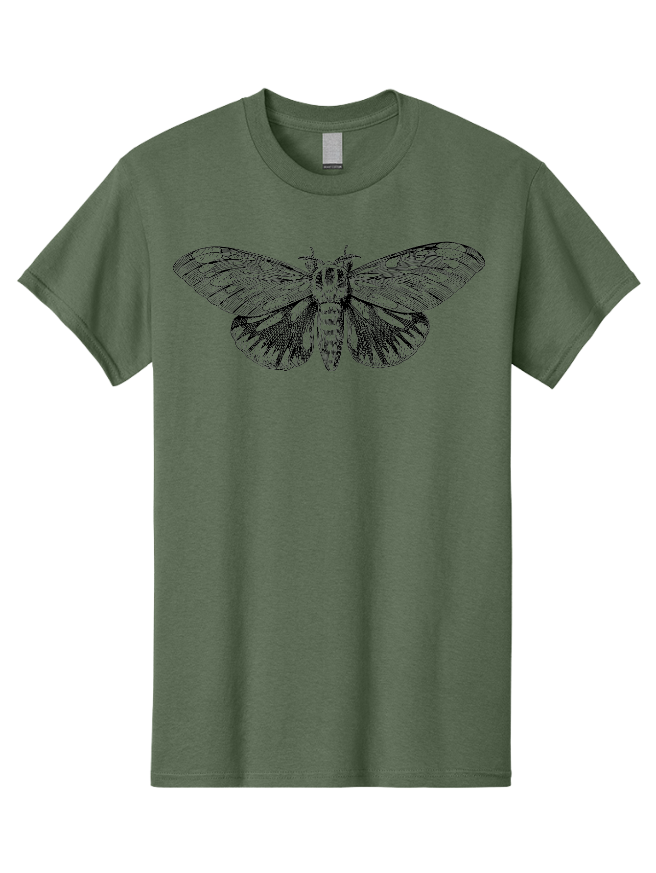 Death-S-Head-Hawkmoth Men'S Graphic Tee, 100% Cotton, Comfortable Casual Summer Wear, Machine Washable, Moth Illustration, Insect Art, Detailed Drawing, Butterfly Design, Wing Pattern, Entomology, Delicate Wings, Ornate Details, Abstract Art Aab527 15