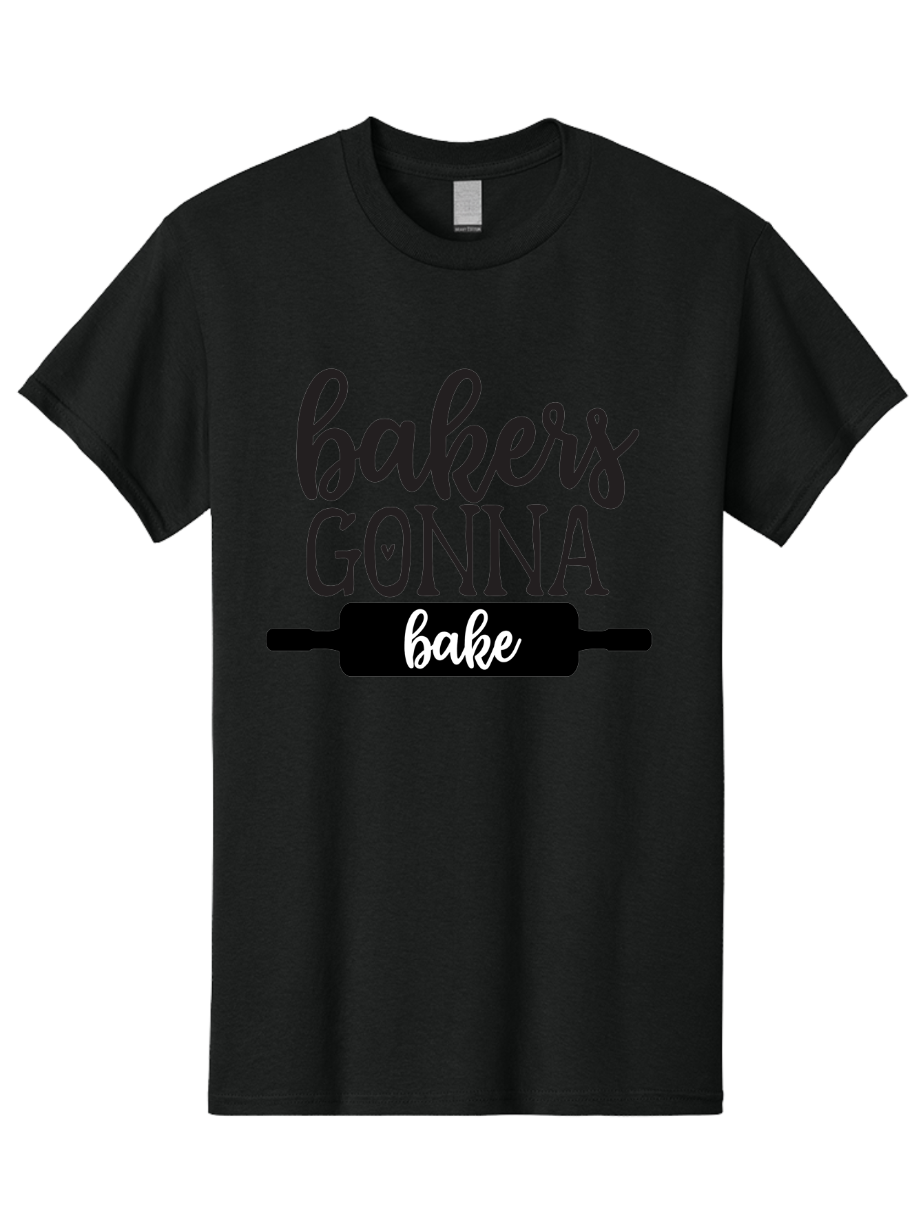 Bakers-Gonna-Bake-1 Men'S Graphic Tee, 100% Cotton, Comfortable Casual Summer Wear, Machine Washable, Baking Inspiration, Bakers Gonna Bake, Rolling Pin, Baking Quotes, Sweet Treats, Baker'S Life, Baking Love, Pastry Arts Aab562 17