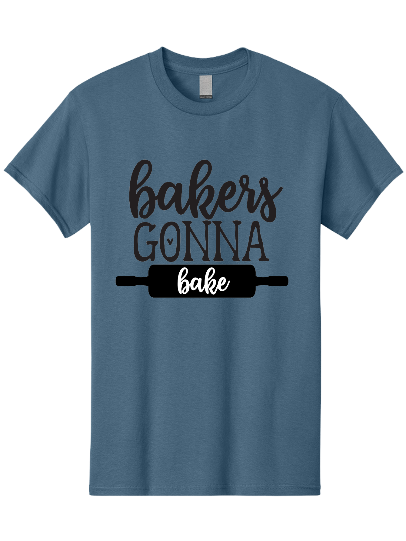 Bakers-Gonna-Bake-1 Men'S Graphic Tee, 100% Cotton, Comfortable Casual Summer Wear, Machine Washable, Baking Inspiration, Bakers Gonna Bake, Rolling Pin, Baking Quotes, Sweet Treats, Baker'S Life, Baking Love, Pastry Arts Aab562 5