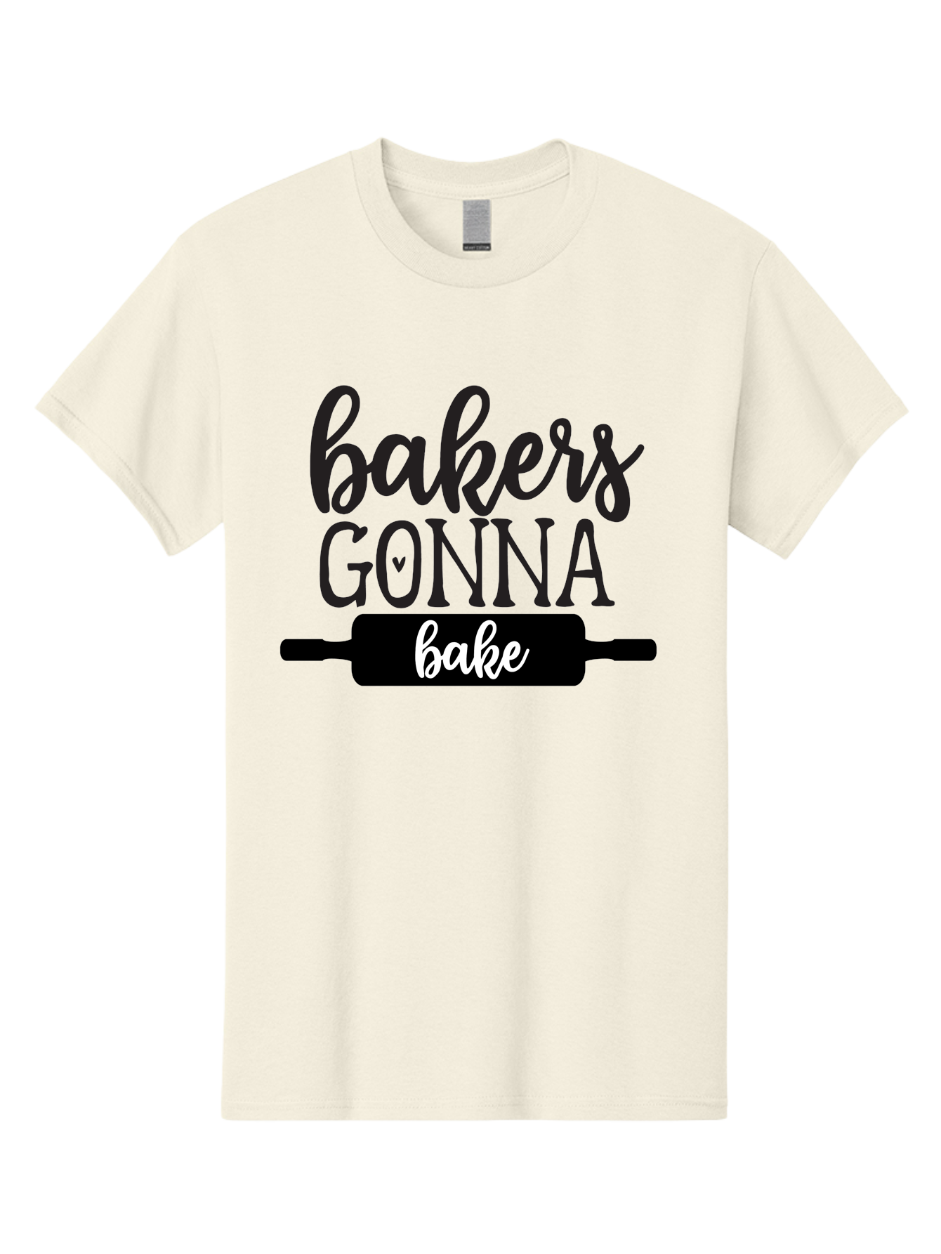 Bakers-Gonna-Bake-1 Men'S Graphic Tee, 100% Cotton, Comfortable Casual Summer Wear, Machine Washable, Baking Inspiration, Bakers Gonna Bake, Rolling Pin, Baking Quotes, Sweet Treats, Baker'S Life, Baking Love, Pastry Arts Aab562 1