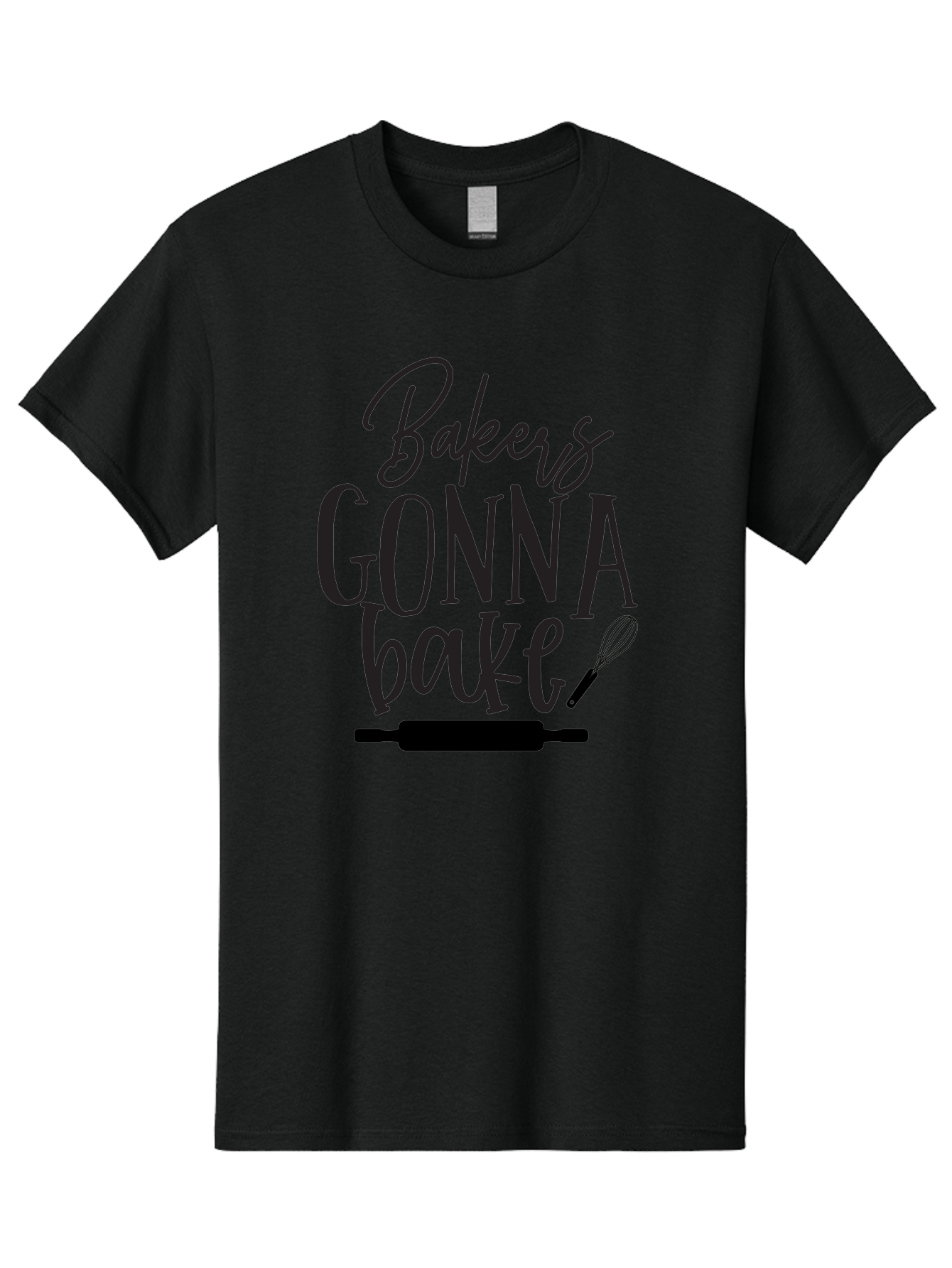 Bakers-Gonna-Bake Men'S Graphic Tee, 100% Cotton, Comfortable Casual Summer Wear, Machine Washable, Baking Quote, Bakers Gonna Bake, Bakery Slogan, Baking Humor, Rolling Pin, Whisk, Baking Utensils, Baker'S Quote, Funny Baking Saying Aab563 9