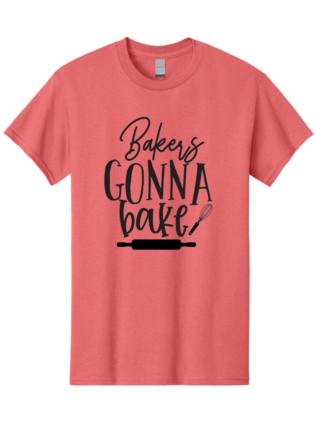 Bakers-Gonna-Bake Men'S Graphic Tee, 100% Cotton, Comfortable Casual Summer Wear, Machine Washable, Baking Quote, Bakers Gonna Bake, Bakery Slogan, Baking Humor, Rolling Pin, Whisk, Baking Utensils, Baker'S Quote, Funny Baking Saying Aab563 23