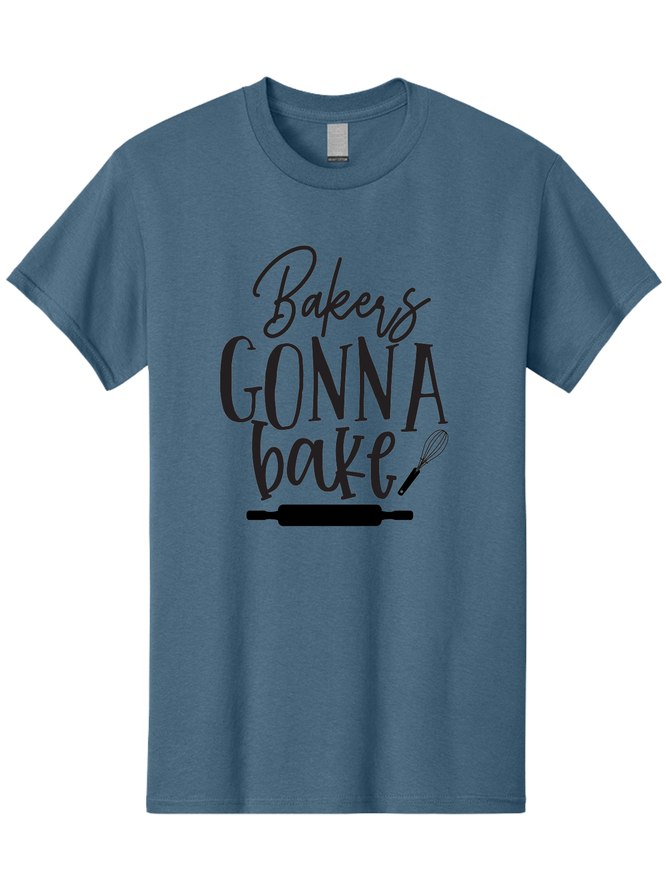 Bakers-Gonna-Bake Men'S Graphic Tee, 100% Cotton, Comfortable Casual Summer Wear, Machine Washable, Baking Quote, Bakers Gonna Bake, Bakery Slogan, Baking Humor, Rolling Pin, Whisk, Baking Utensils, Baker'S Quote, Funny Baking Saying Aab563 27