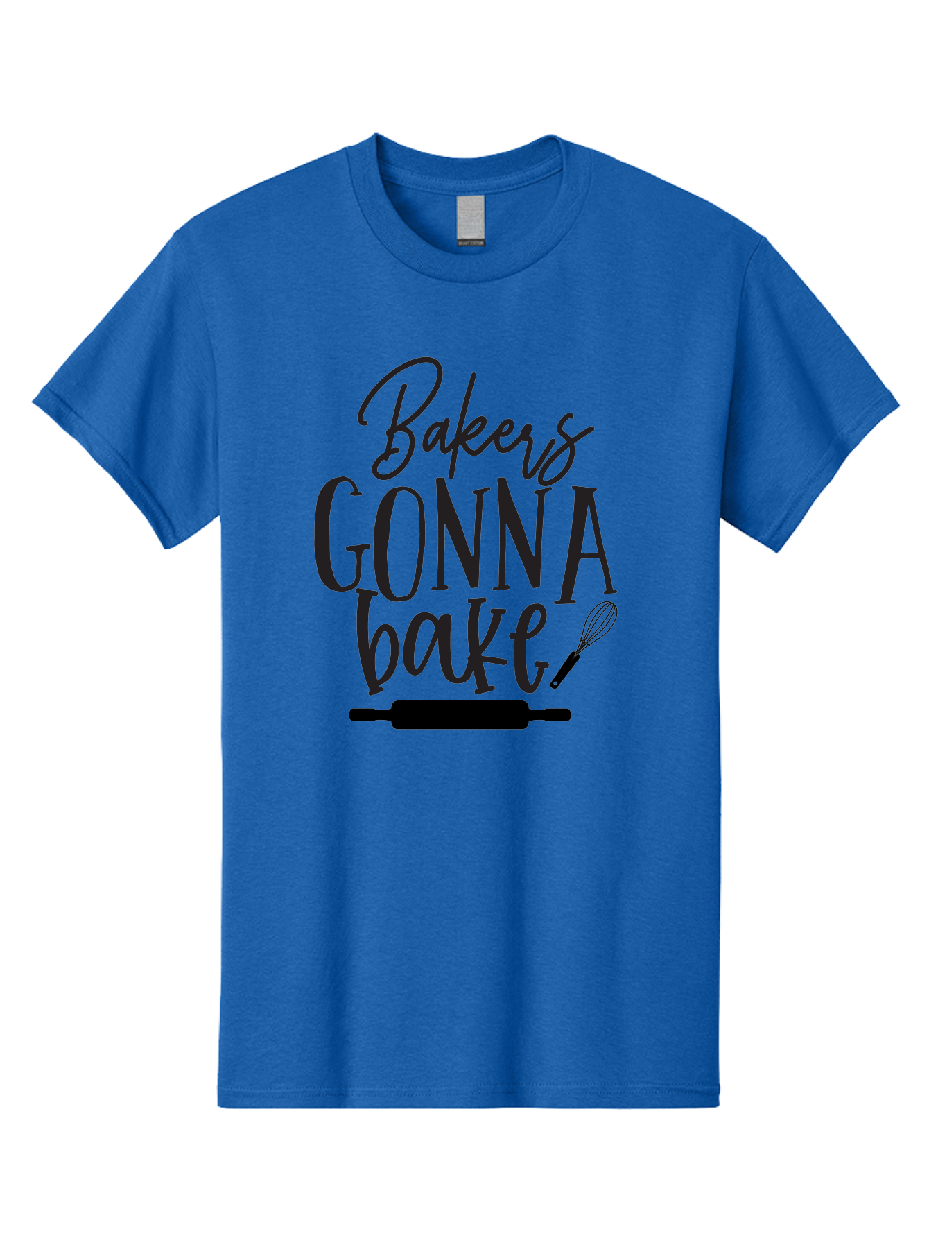 Bakers-Gonna-Bake Men'S Graphic Tee, 100% Cotton, Comfortable Casual Summer Wear, Machine Washable, Baking Quote, Bakers Gonna Bake, Bakery Slogan, Baking Humor, Rolling Pin, Whisk, Baking Utensils, Baker'S Quote, Funny Baking Saying Aab563 11