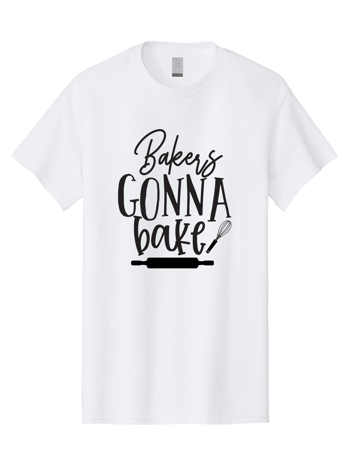 Bakers-Gonna-Bake Men'S Graphic Tee, 100% Cotton, Comfortable Casual Summer Wear, Machine Washable, Baking Quote, Bakers Gonna Bake, Bakery Slogan, Baking Humor, Rolling Pin, Whisk, Baking Utensils, Baker'S Quote, Funny Baking Saying Aab563 15