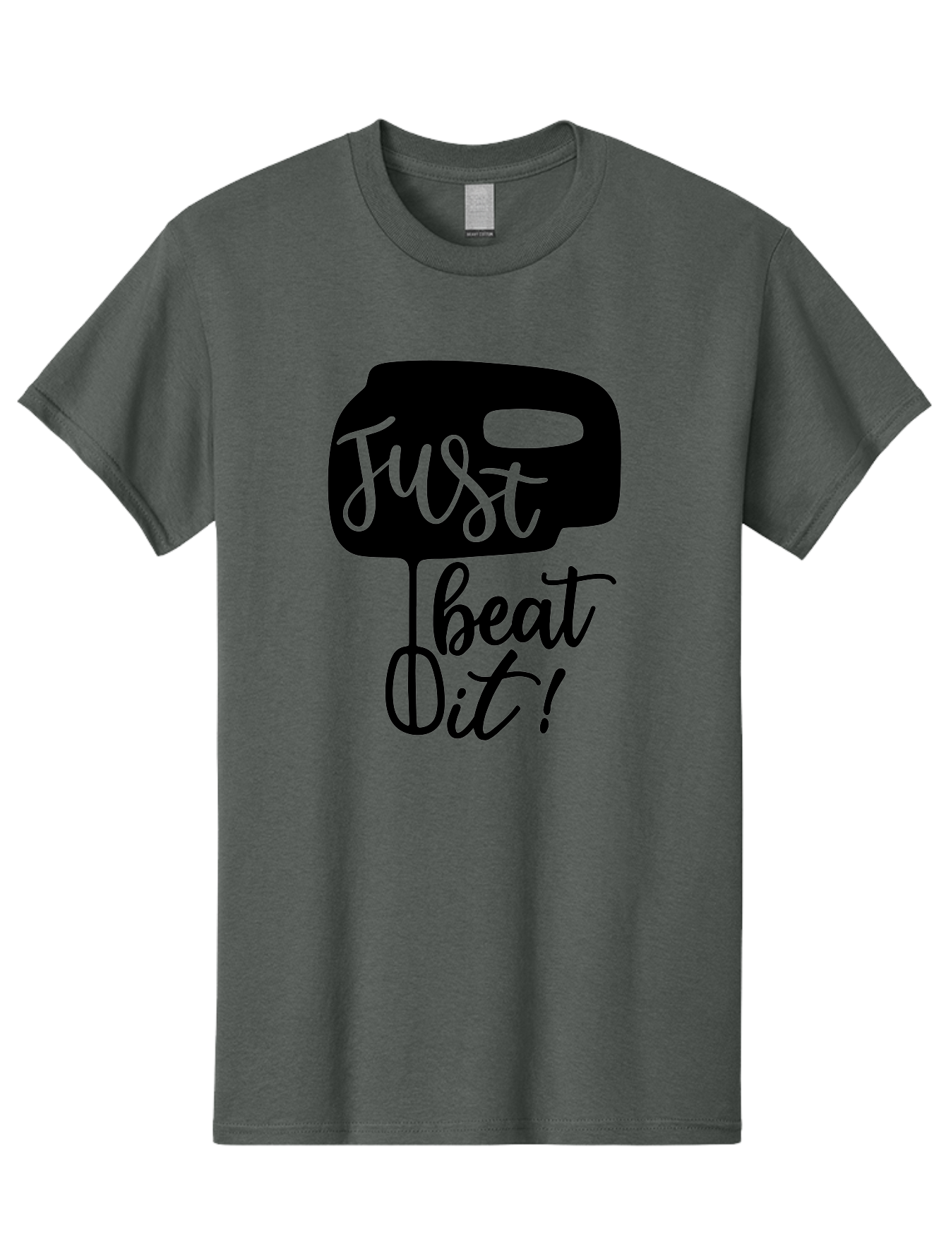 Just-Beat-It Men'S Graphic Tee, 100% Cotton, Comfortable Casual Summer Wear, Machine Washable, Boxing, Motivational Quote, Fitness Inspiration, Workout Encouragement, Just Beat It!, Boxing Graphics, Motivational Boxing Aab582 19