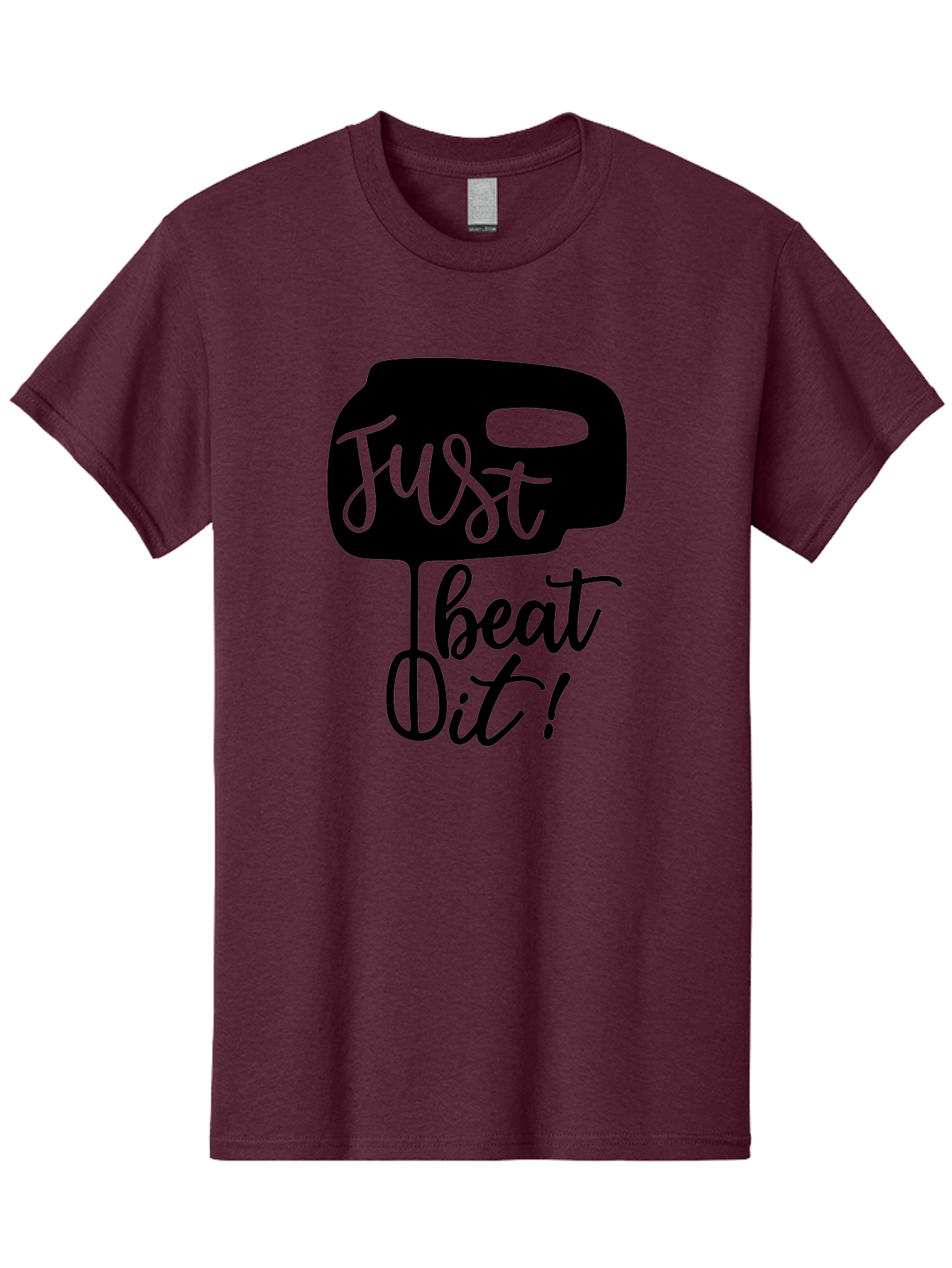 Just-Beat-It Men'S Graphic Tee, 100% Cotton, Comfortable Casual Summer Wear, Machine Washable, Boxing, Motivational Quote, Fitness Inspiration, Workout Encouragement, Just Beat It!, Boxing Graphics, Motivational Boxing Aab582 7