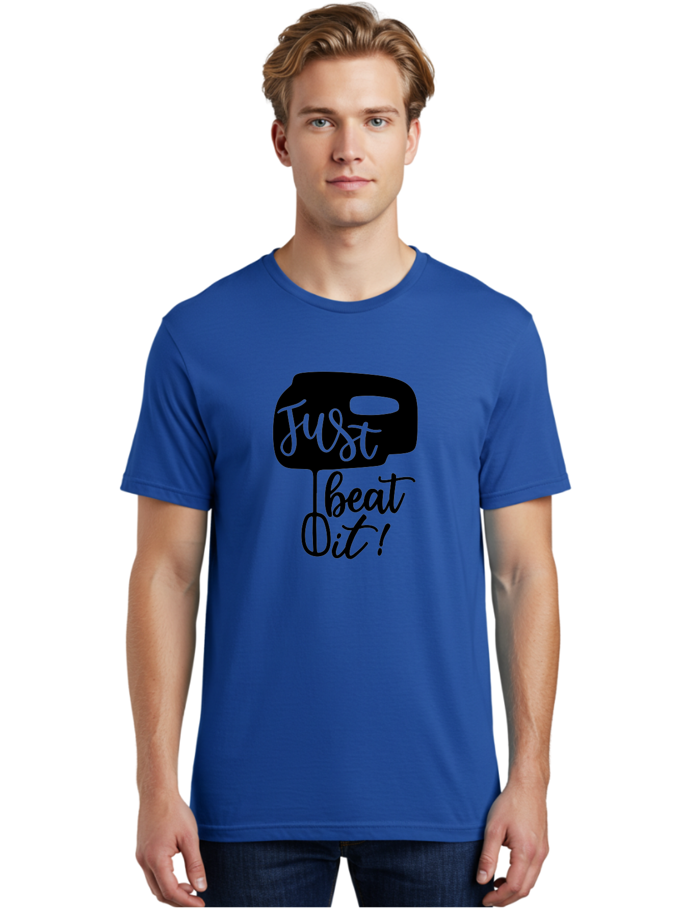 Just-Beat-It Men'S Graphic Tee, 100% Cotton, Comfortable Casual Summer Wear, Machine Washable, Boxing, Motivational Quote, Fitness Inspiration, Workout Encouragement, Just Beat It!, Boxing Graphics, Motivational Boxing Aab582 14