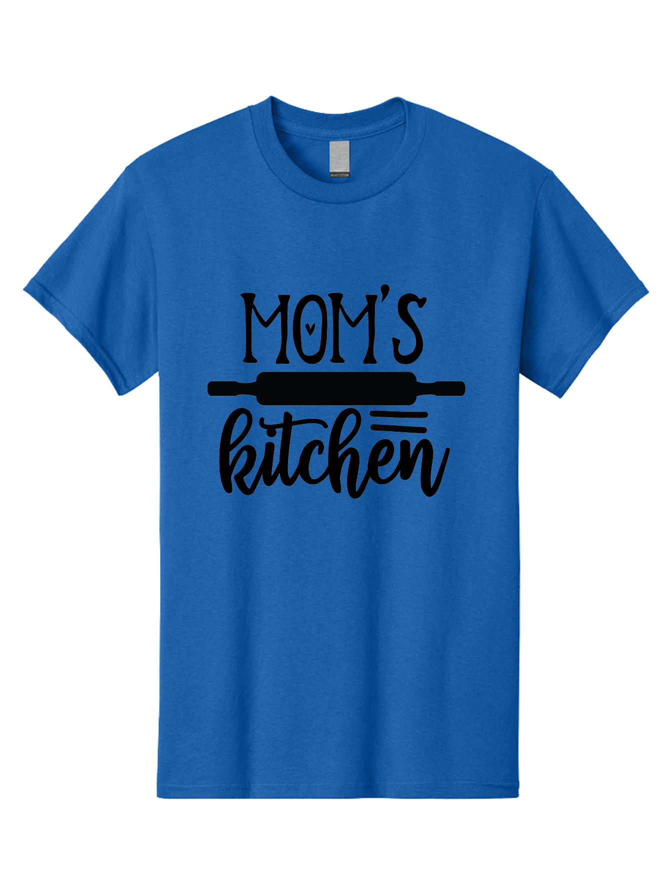 Mom-S-Kitchen Men'S Graphic Tee, 100% Cotton, Comfortable Casual Summer Wear, Machine Washable, Mom'S Kitchen, Mother'S Day Gift, Kitchen Decor, Baking, Cooking, Rolling Pin, Mother'S Kitchen, Homemade, Family Recipe, Kitchen Love, Aab586 3