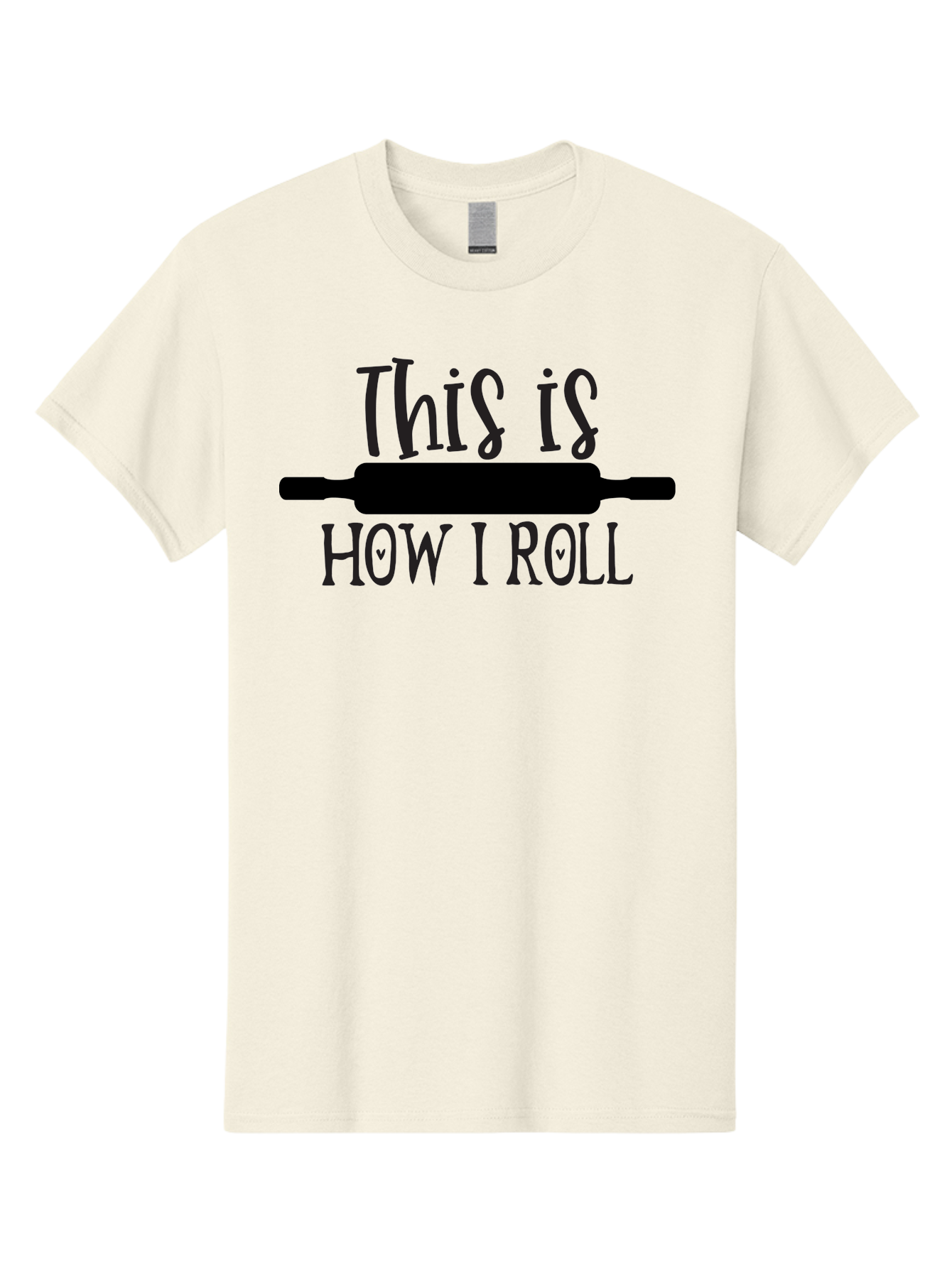 This-Is-How-I-Roll Men'S Graphic Tee, 100% Cotton, Comfortable Casual Summer Wear, Machine Washable, Baking Humor, Rolling Pin, Punny Phrase, Funny Quote, Baking Quote, Kitchen Humor, Playful Design, Whimsical Typography, Clever Saying Aab591 17
