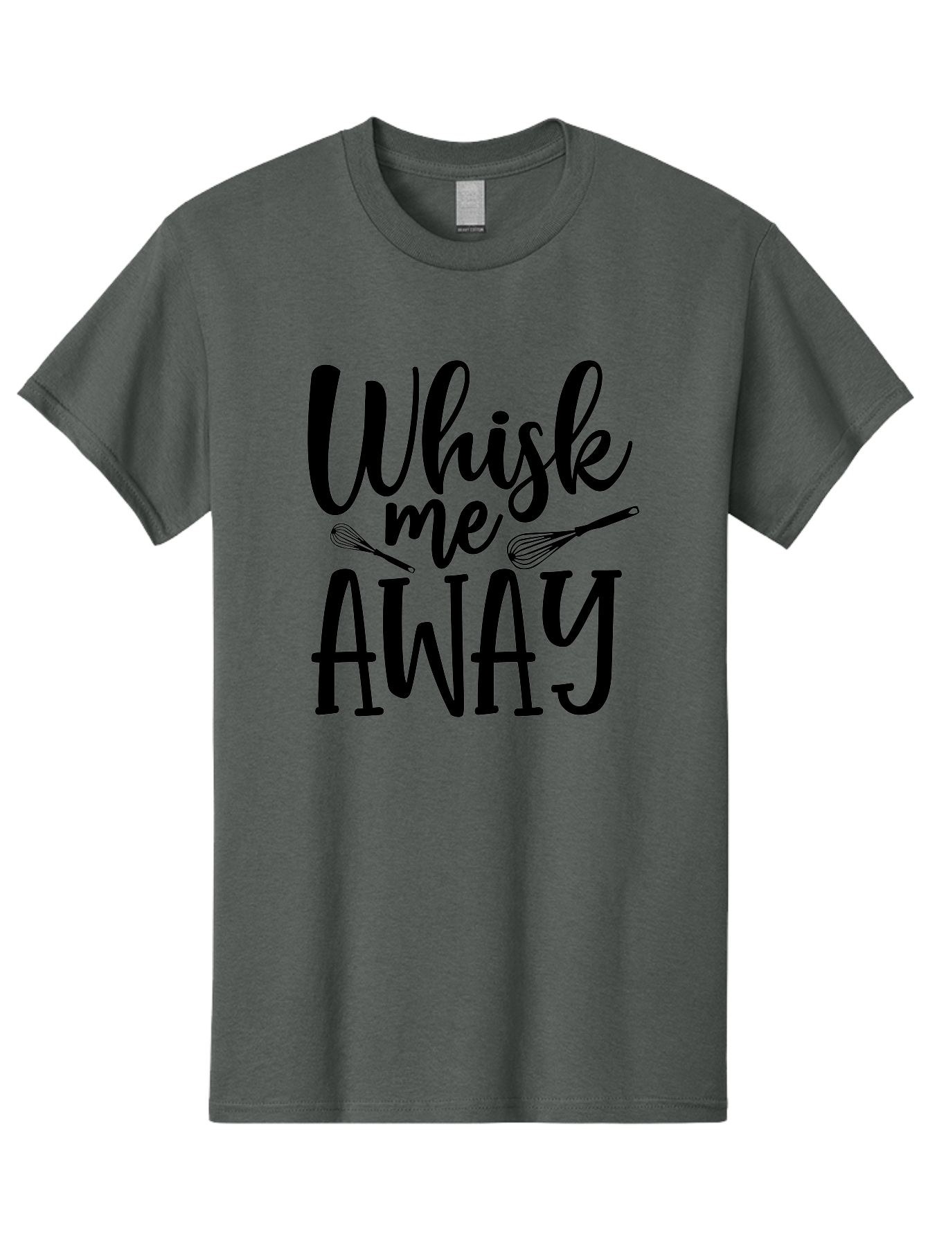 Whisk-Me-Away Men'S Graphic Tee, 100% Cotton, Comfortable Casual Summer Wear, Machine Washable, Baking Inspiration, Cooking Quotes, Kitchen Utensils, Whisk Illustrations, Fun Phrases, Clever Sayings, Culinary Humor, Creative Typography Aab595 19