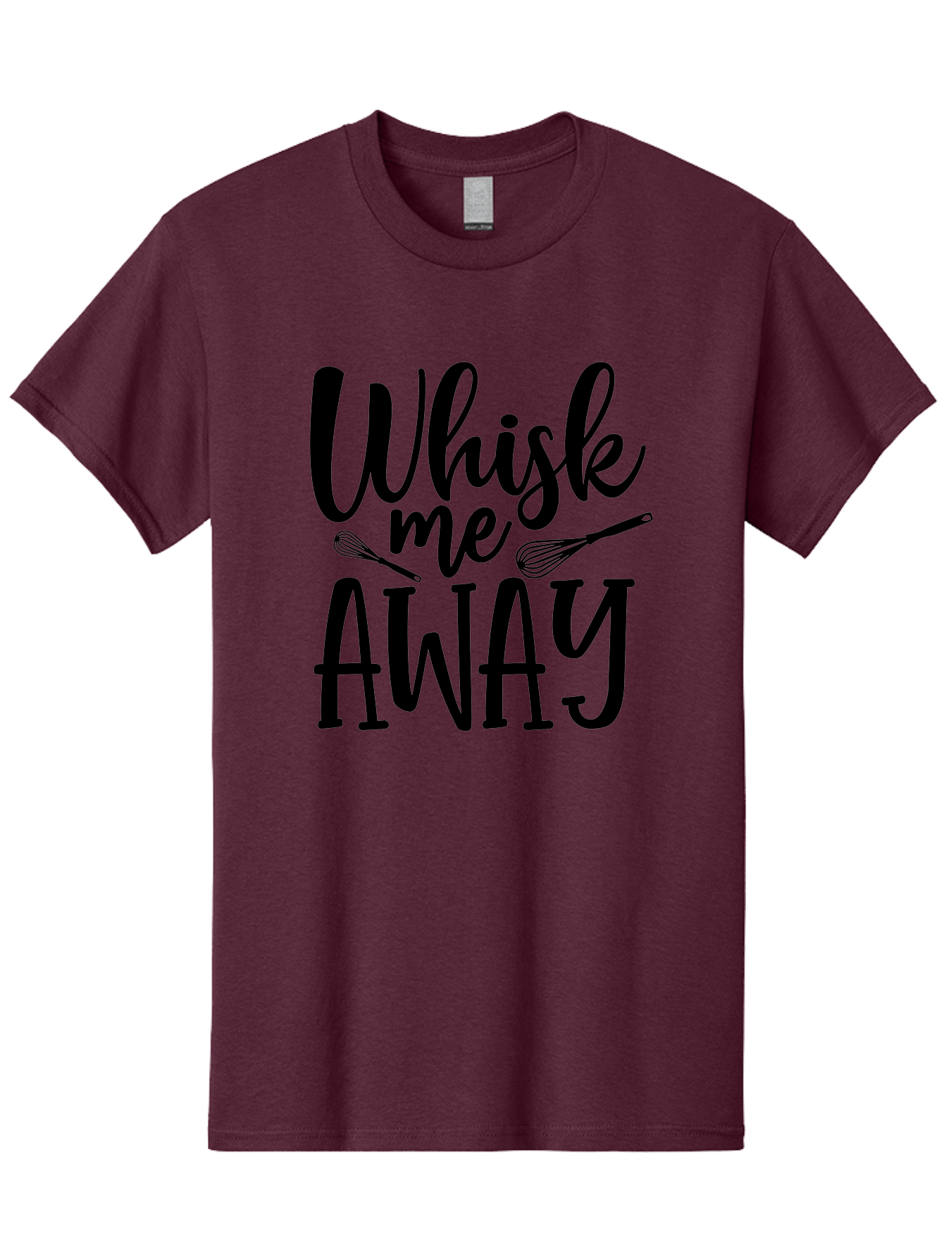 Whisk-Me-Away Men'S Graphic Tee, 100% Cotton, Comfortable Casual Summer Wear, Machine Washable, Baking Inspiration, Cooking Quotes, Kitchen Utensils, Whisk Illustrations, Fun Phrases, Clever Sayings, Culinary Humor, Creative Typography Aab595 25