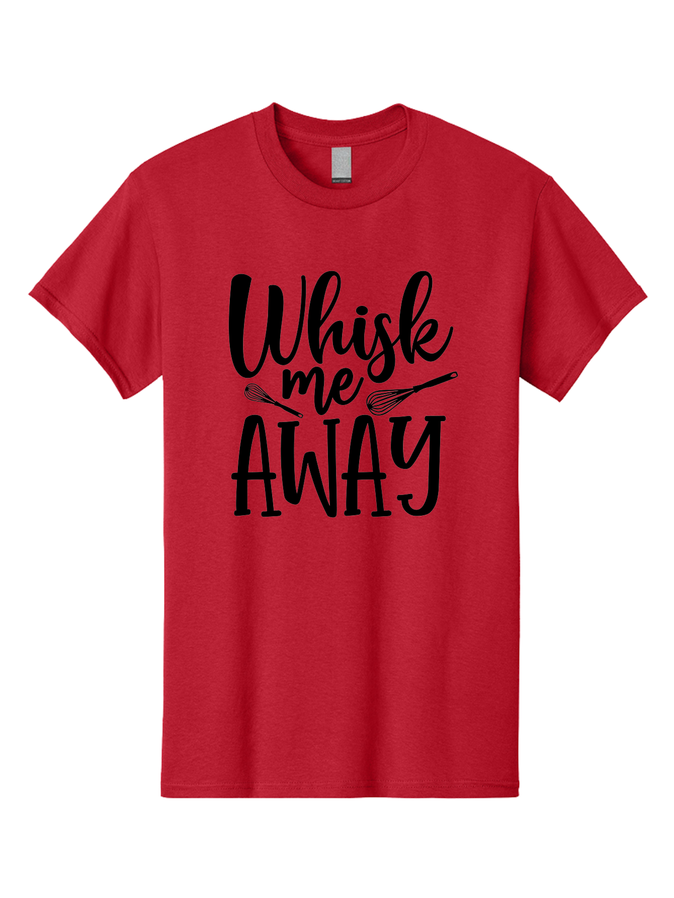Whisk-Me-Away Men'S Graphic Tee, 100% Cotton, Comfortable Casual Summer Wear, Machine Washable, Baking Inspiration, Cooking Quotes, Kitchen Utensils, Whisk Illustrations, Fun Phrases, Clever Sayings, Culinary Humor, Creative Typography Aab595 17