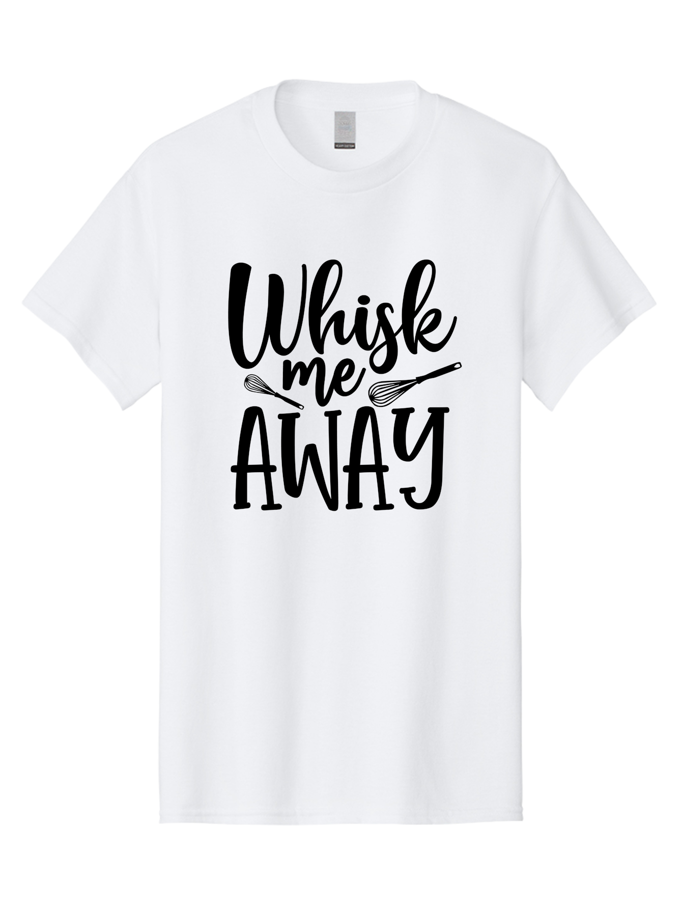 Whisk-Me-Away Men'S Graphic Tee, 100% Cotton, Comfortable Casual Summer Wear, Machine Washable, Baking Inspiration, Cooking Quotes, Kitchen Utensils, Whisk Illustrations, Fun Phrases, Clever Sayings, Culinary Humor, Creative Typography Aab595 11