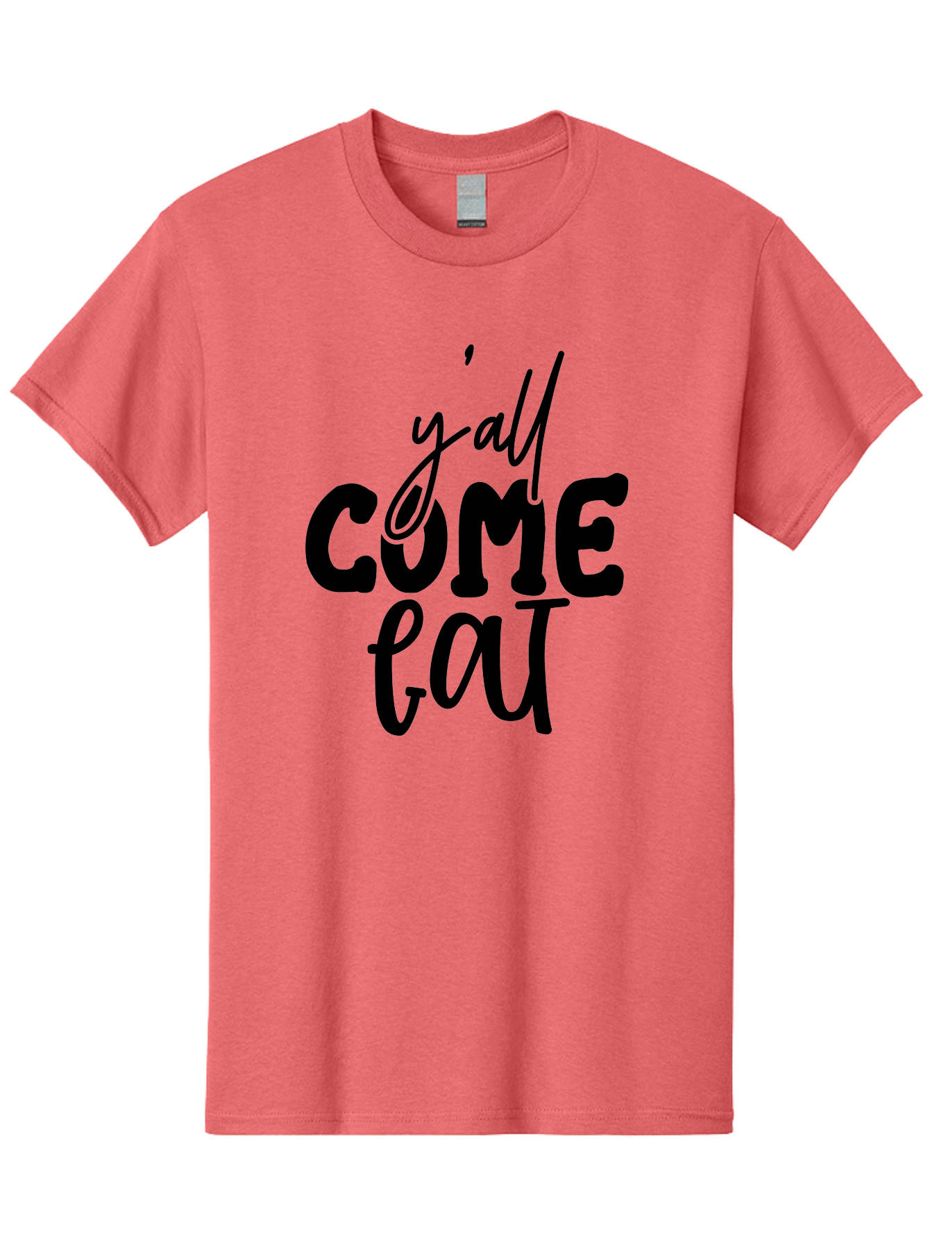 Y-All-Come-Eat-1 Men'S Graphic Tee, 100% Cotton, Comfortable Casual Summer Wear, Machine Washable, Y'All Come Eat, Southern Hospitality, Food Invitation, Casual Dining, Rustic Charm, Welcoming Phrase, Restaurant Sign, Country Style Aab596 15