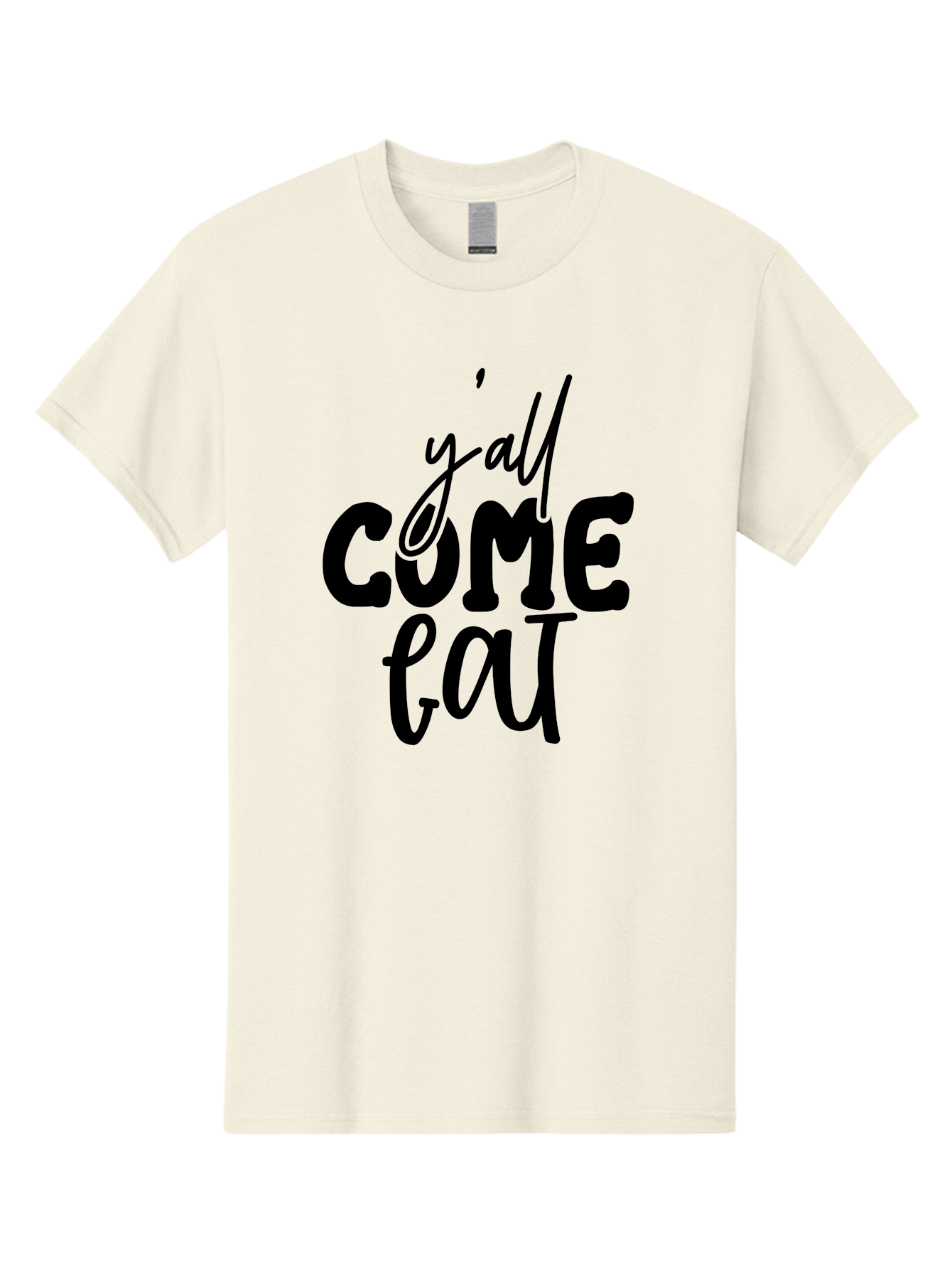 Y-All-Come-Eat-1 Men'S Graphic Tee, 100% Cotton, Comfortable Casual Summer Wear, Machine Washable, Y'All Come Eat, Southern Hospitality, Food Invitation, Casual Dining, Rustic Charm, Welcoming Phrase, Restaurant Sign, Country Style Aab596 29