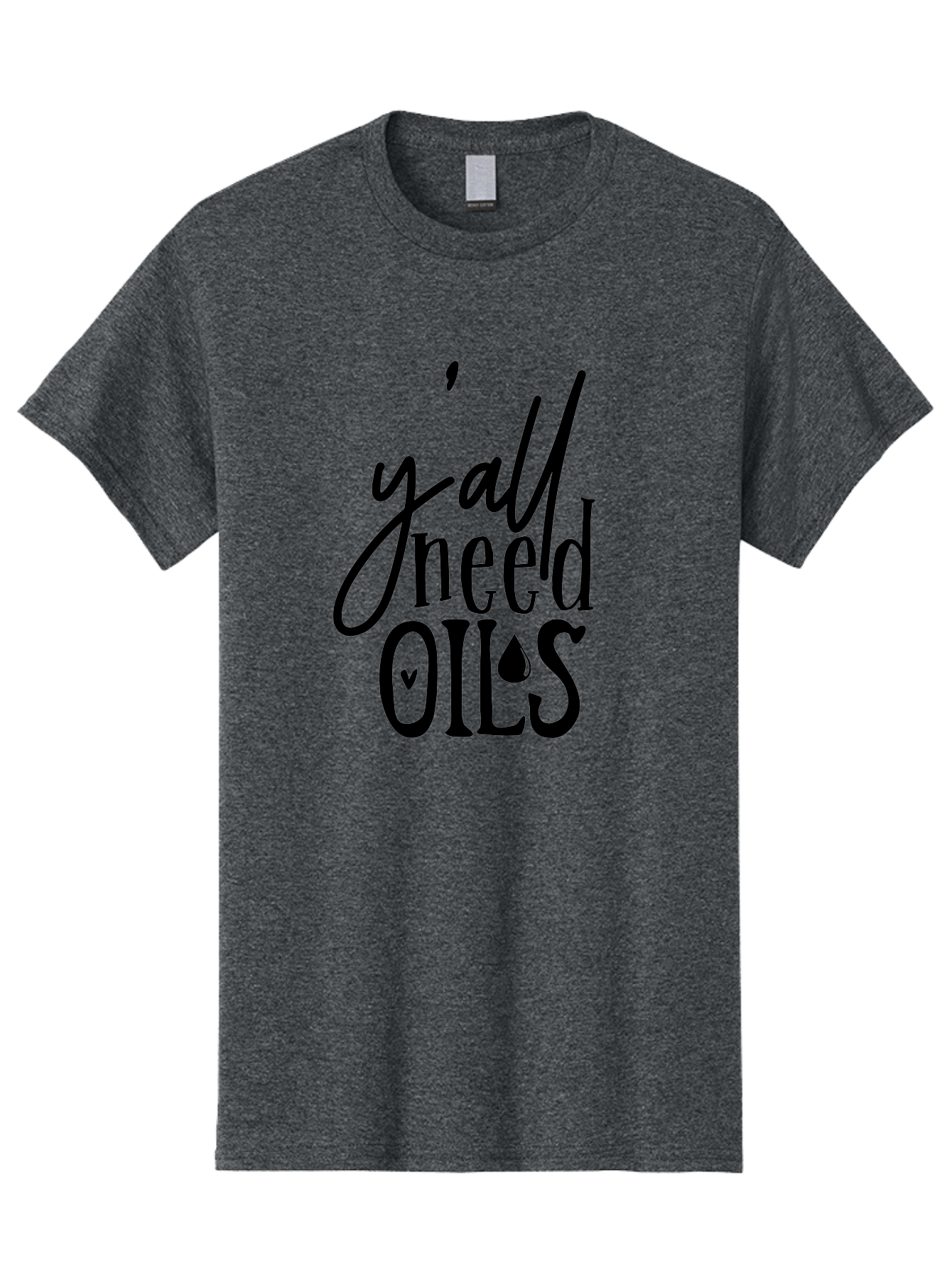 Y-All-Need-Oils Men'S Graphic Tee, 100% Cotton, Comfortable Casual Summer Wear, Machine Washable, Essential Oils, Wellness, Self Care, Aromatherapy, Natural Remedies, Healthy Living, Y'All Need Oils Aab598 21