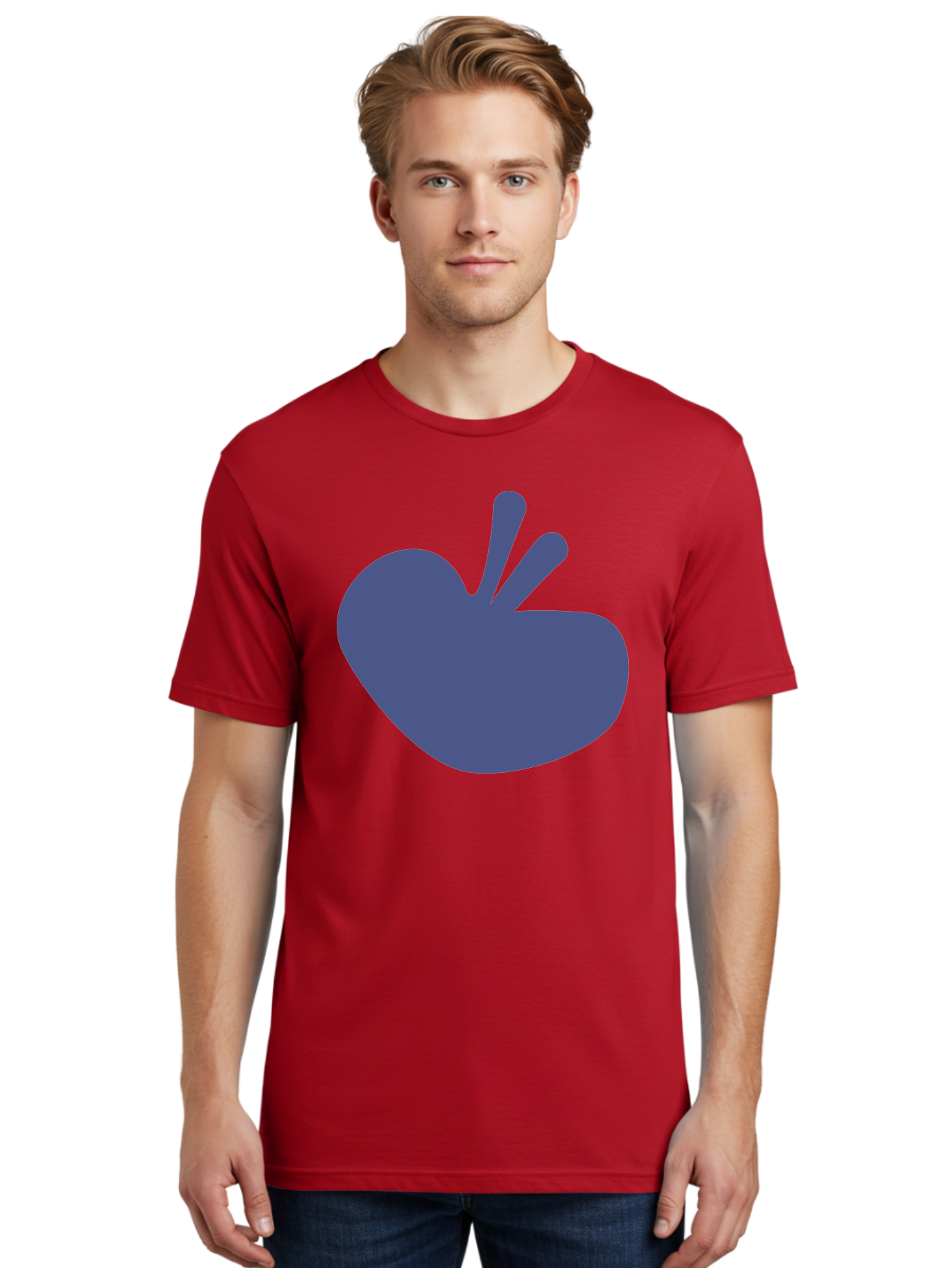 Hand-Heart Men'S Graphic Tee, 100% Cotton, Comfortable Casual Summer Wear, Machine Washable, Hand Gesture, Two Fingers Up, Peace Sign, Friendship Symbol, Love, Care, Affection, Kindness, Peace Aab620 12