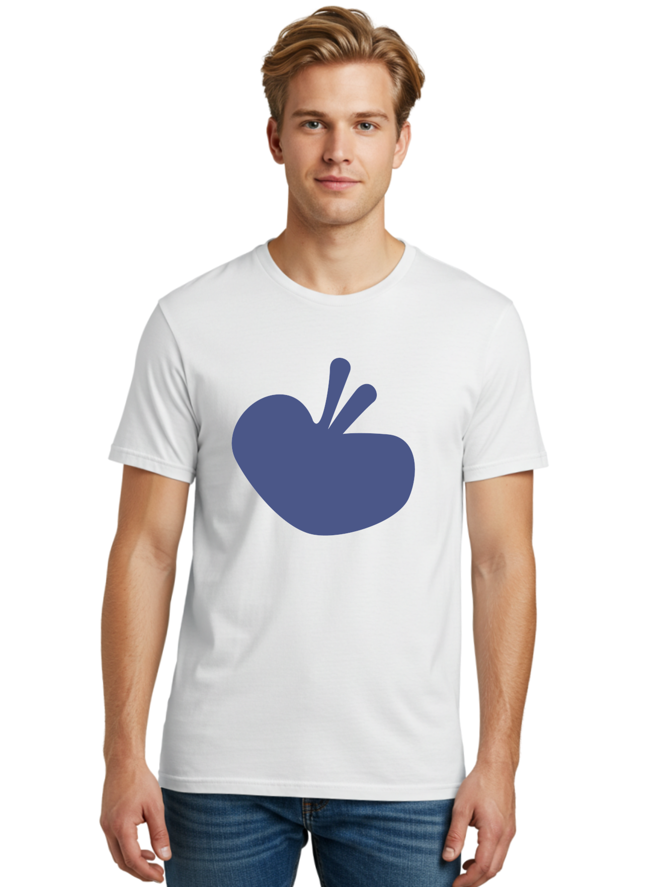 Hand-Heart Men'S Graphic Tee, 100% Cotton, Comfortable Casual Summer Wear, Machine Washable, Hand Gesture, Two Fingers Up, Peace Sign, Friendship Symbol, Love, Care, Affection, Kindness, Peace Aab620 26