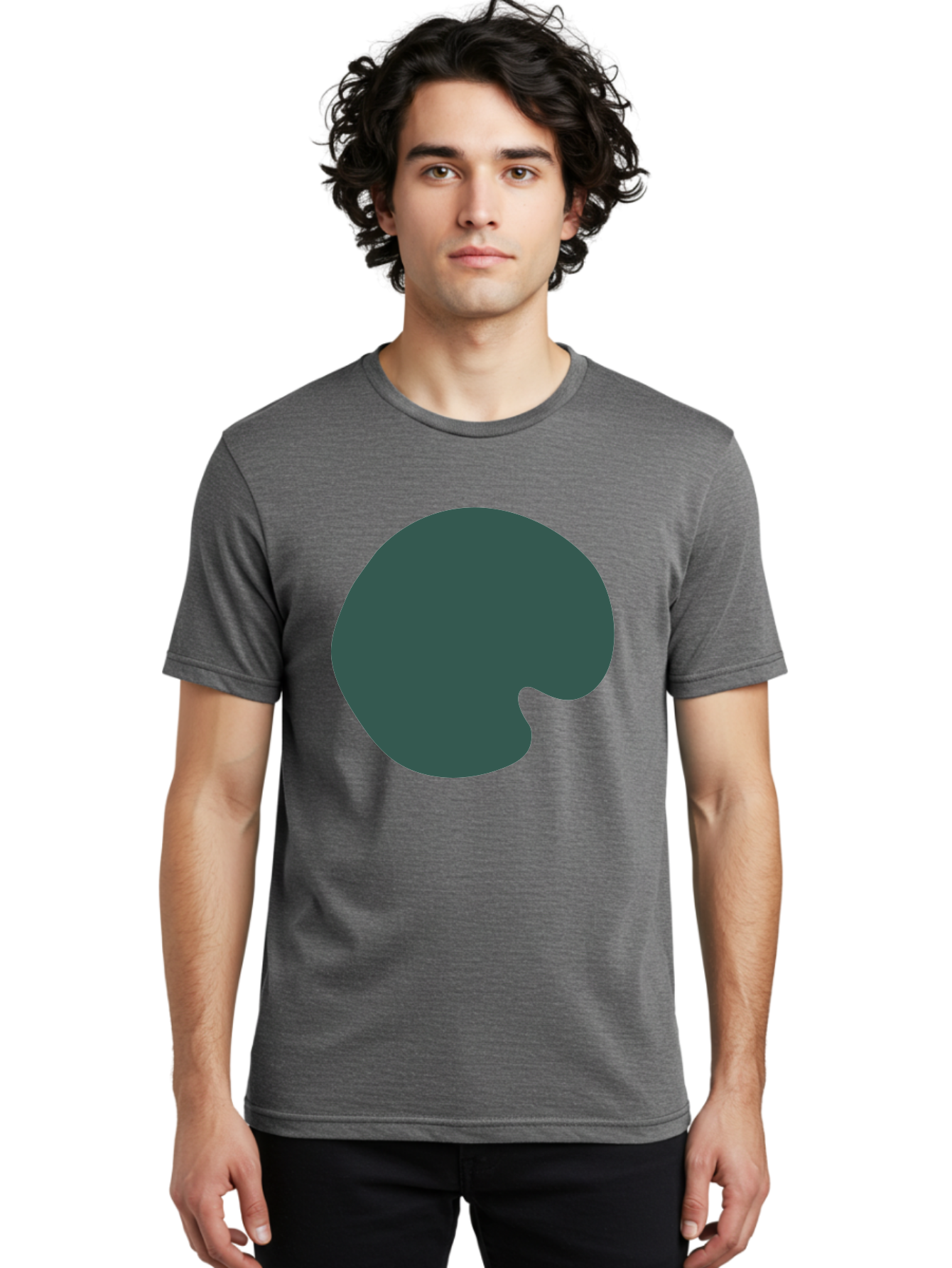 Pachymorph Men'S Graphic Tee, 100% Cotton, Comfortable Casual Summer Wear, Machine Washable, Pacman Character, Dark Grey Color, Simple Design, Retro Game Icon, Video Game Symbol, Classic Arcade Aab623 28