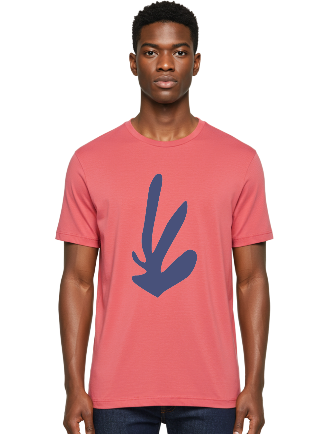 Purple-Hand Men'S Graphic Tee, 100% Cotton, Comfortable Casual Summer Wear, Machine Washable, Bird Footprint, Animal Track, Wildlife Sign, Nature Symbol, Bird Watching, Outdoor Adventure, Wildlife Conservation Aab632 26