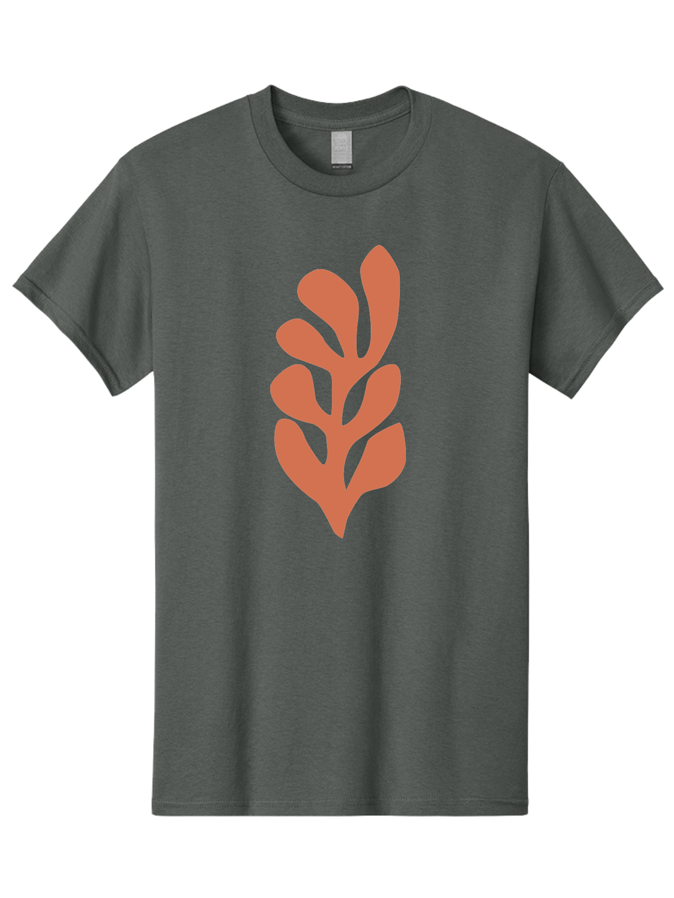 Seaweed-Silhouette-1 Men'S Graphic Tee, 100% Cotton, Comfortable Casual Summer Wear, Machine Washable, Pink Seaweed Illustration, Coral Reef, Ocean Flora, Underwater Plants, Aquatic Life, Coral Seaweed Aab633 13