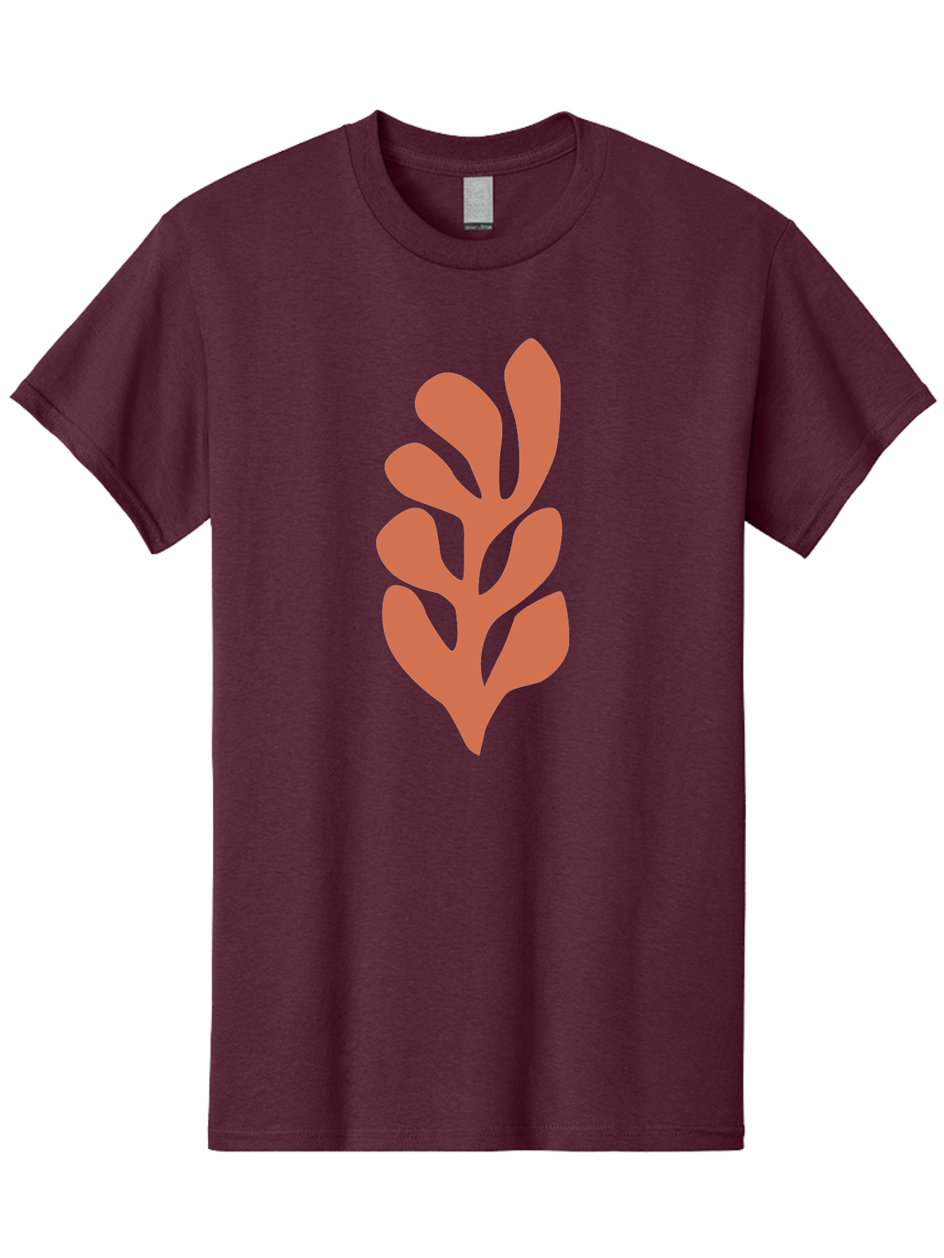 Seaweed-Silhouette-1 Men'S Graphic Tee, 100% Cotton, Comfortable Casual Summer Wear, Machine Washable, Pink Seaweed Illustration, Coral Reef, Ocean Flora, Underwater Plants, Aquatic Life, Coral Seaweed Aab633 27