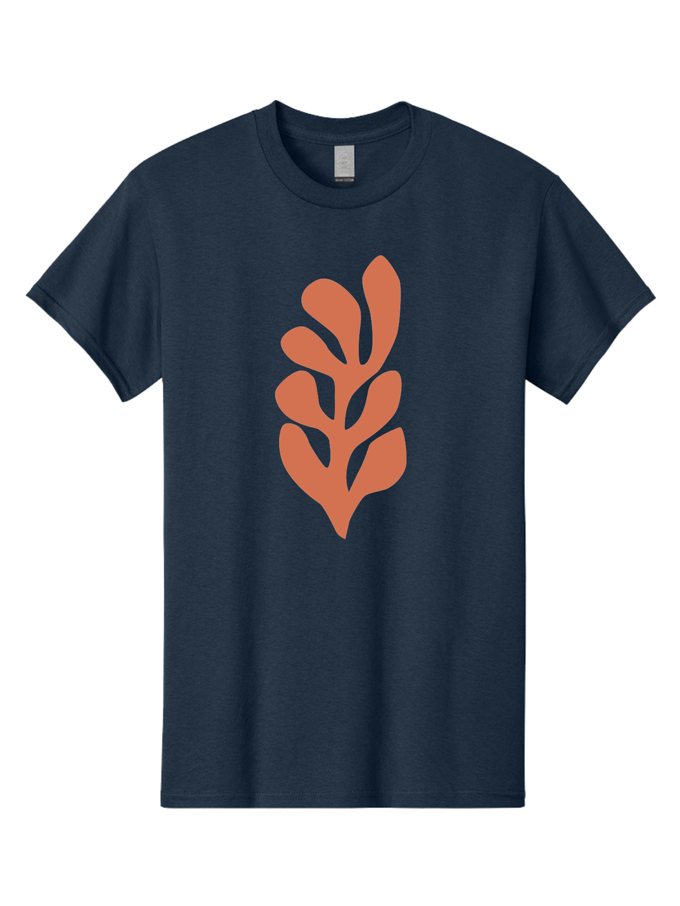 Seaweed-Silhouette-1 Men'S Graphic Tee, 100% Cotton, Comfortable Casual Summer Wear, Machine Washable, Pink Seaweed Illustration, Coral Reef, Ocean Flora, Underwater Plants, Aquatic Life, Coral Seaweed Aab633 17