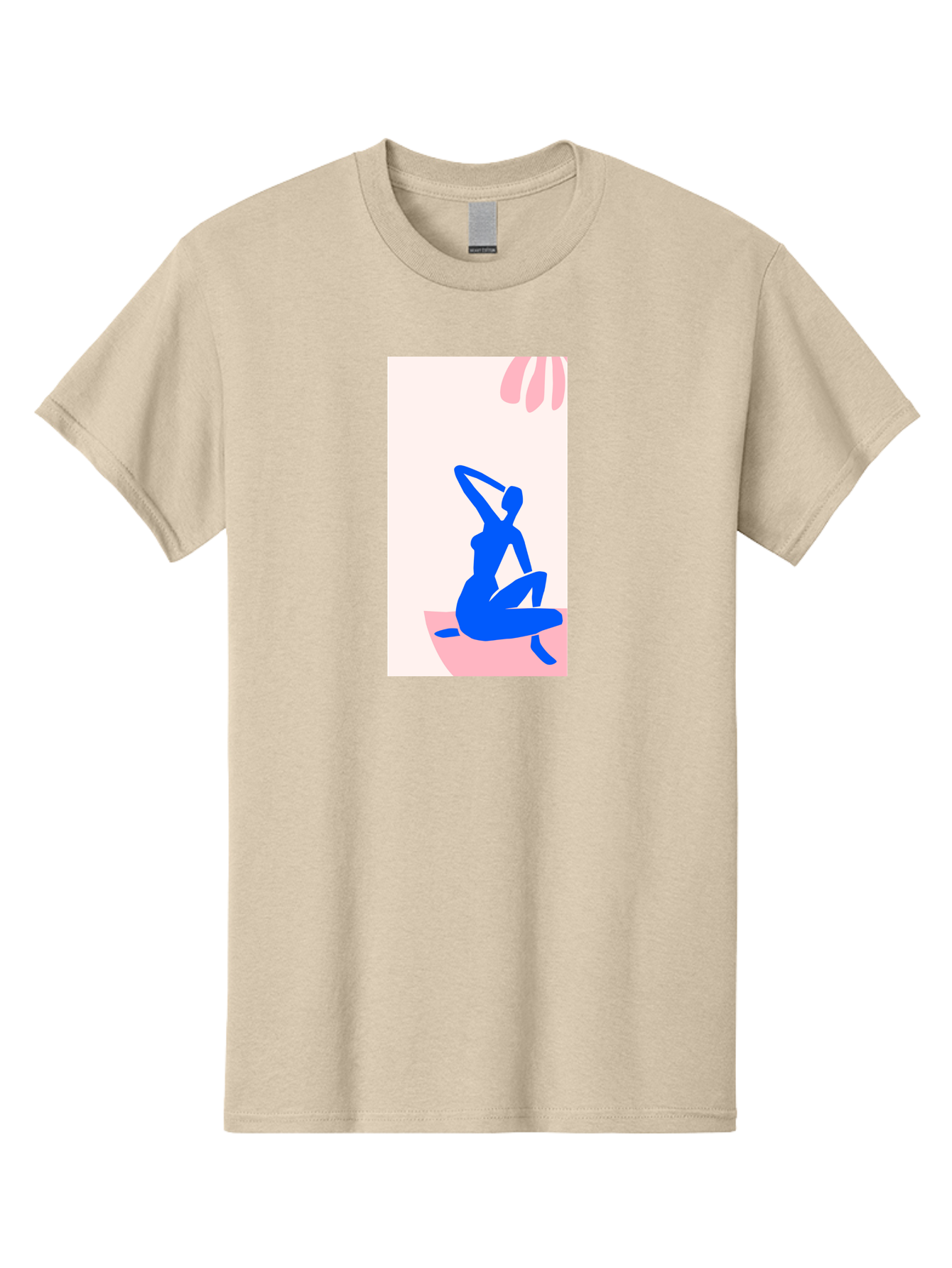 Yoga-Pose Men'S Graphic Tee, 100% Cotton, Comfortable Casual Summer Wear, Machine Washable, Yoga Silhouette, Serene Pose, Blue Figure, Wellness, Fitness, Meditation, Relaxation, Mindfulness, Calm Atmosphere Aab640 15