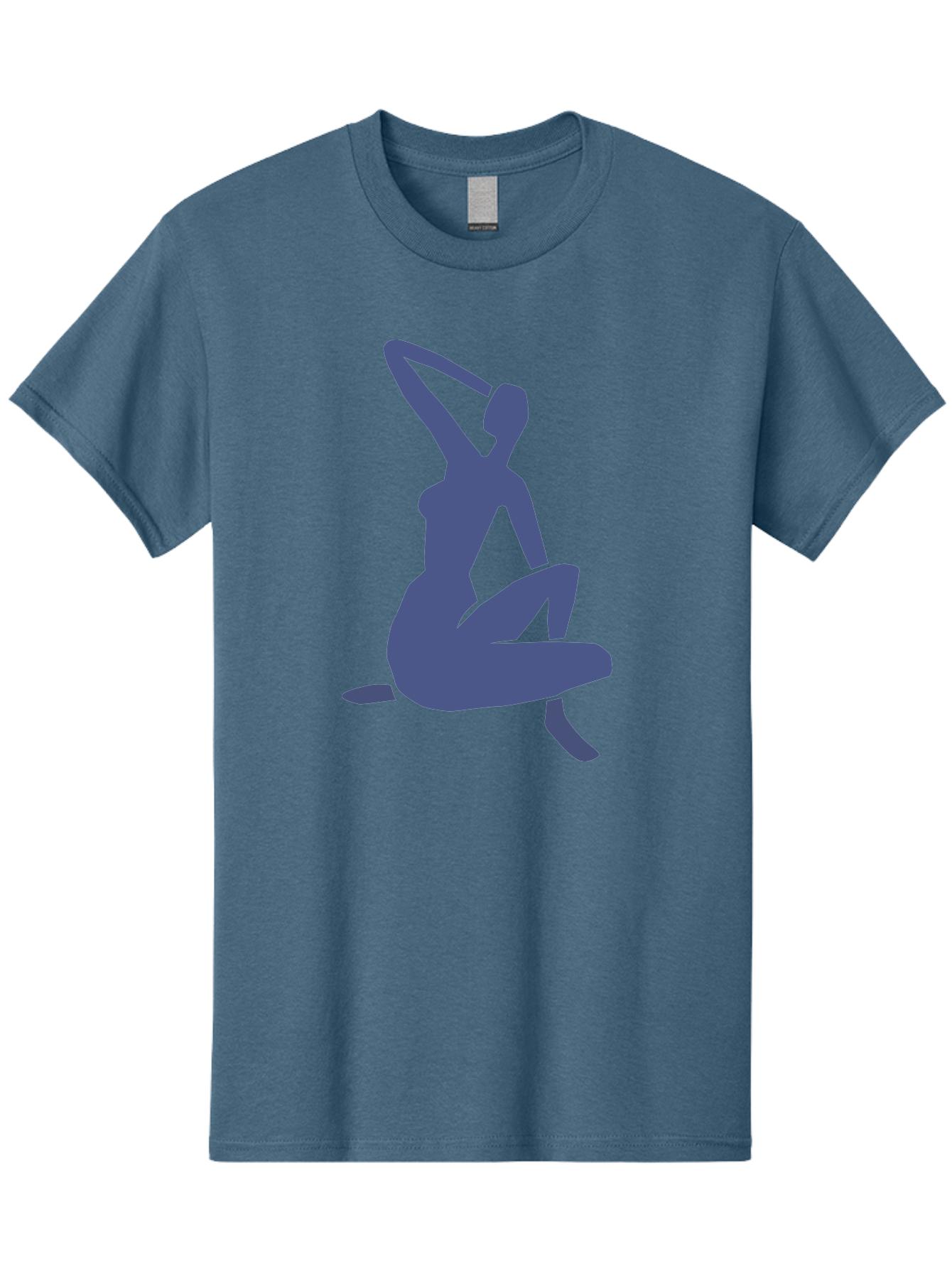 Yoga-Woman Men'S Graphic Tee, 100% Cotton, Comfortable Casual Summer Wear, Machine Washable, Yoga, Meditation, Fitness, Wellness, Flexibility, Balance, Mindfulness, Relaxation, Serene Pose, Fit Woman Aab641 19