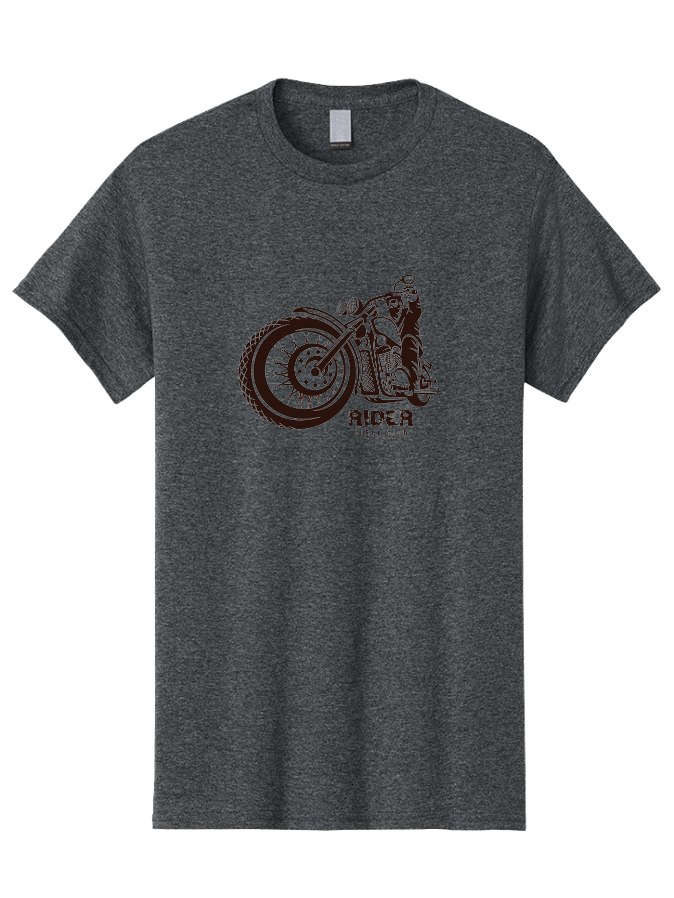Rider-Biker-Club Men'S Graphic Tee, 100% Cotton, Comfortable Casual Summer Wear, Machine Washable, Motorcycle Club, Biker Culture, Vintage Bike, Rider Logo, Motorcycle Design, Biker Gang, Retro Motorcycle, Biker Apparel Aab645 7