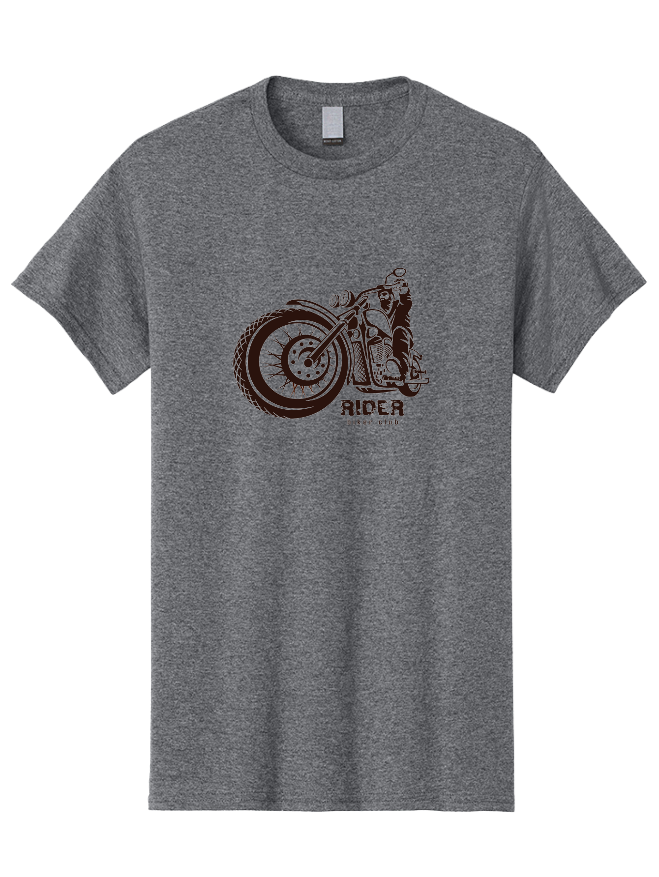 Rider-Biker-Club Men'S Graphic Tee, 100% Cotton, Comfortable Casual Summer Wear, Machine Washable, Motorcycle Club, Biker Culture, Vintage Bike, Rider Logo, Motorcycle Design, Biker Gang, Retro Motorcycle, Biker Apparel Aab645 13