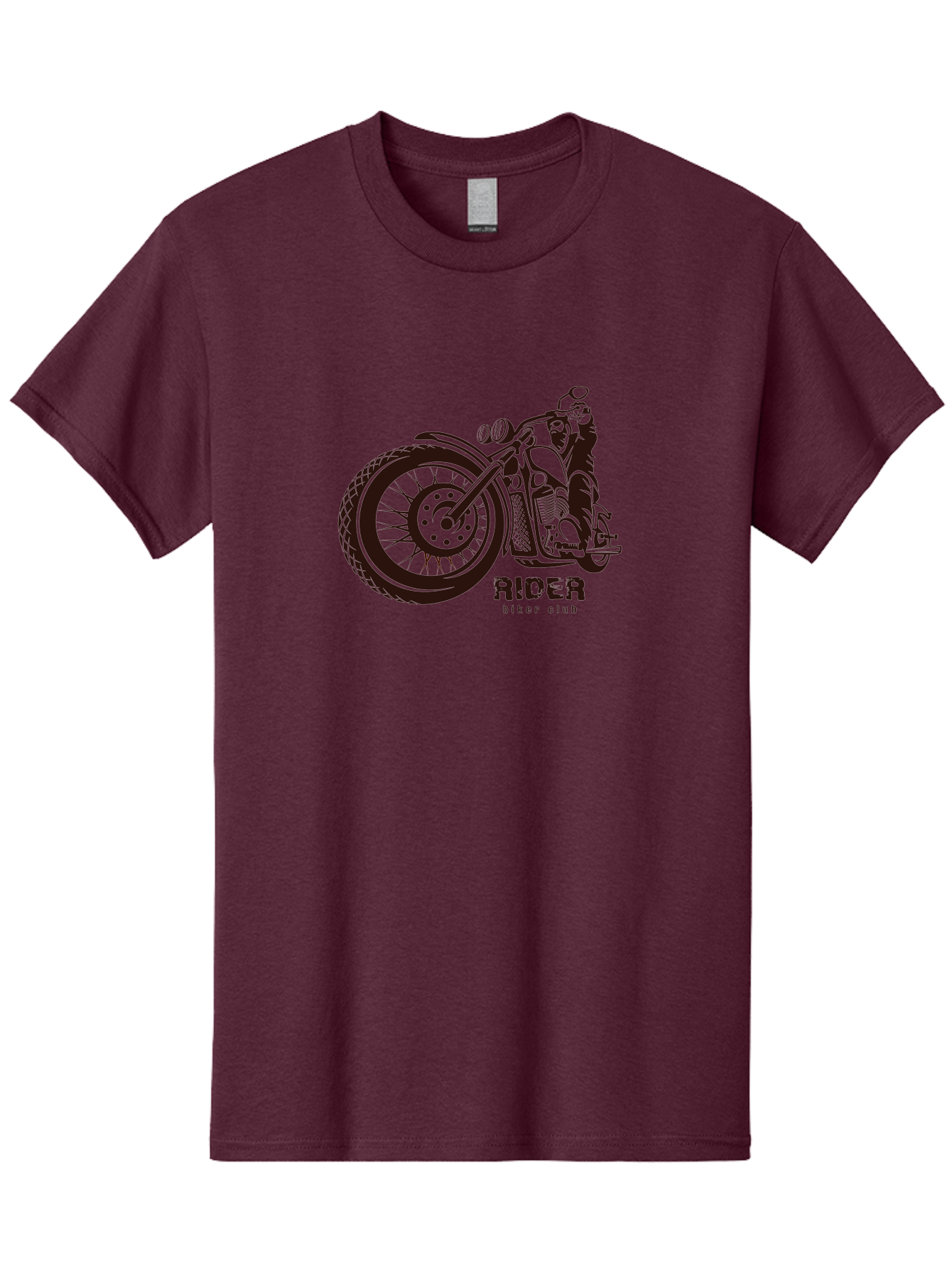 Rider-Biker-Club Men'S Graphic Tee, 100% Cotton, Comfortable Casual Summer Wear, Machine Washable, Motorcycle Club, Biker Culture, Vintage Bike, Rider Logo, Motorcycle Design, Biker Gang, Retro Motorcycle, Biker Apparel Aab645 11