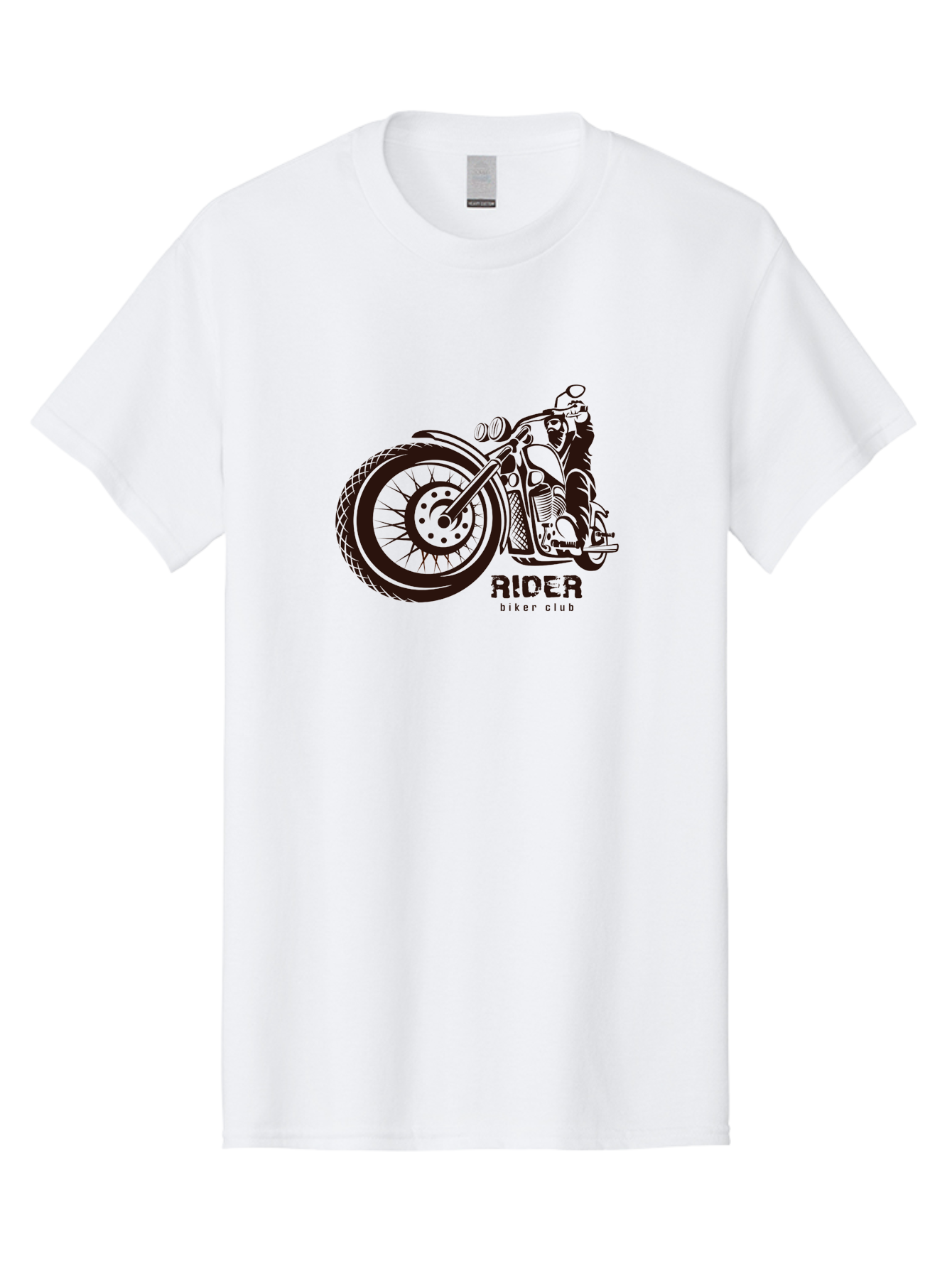 Rider-Biker-Club Men'S Graphic Tee, 100% Cotton, Comfortable Casual Summer Wear, Machine Washable, Motorcycle Club, Biker Culture, Vintage Bike, Rider Logo, Motorcycle Design, Biker Gang, Retro Motorcycle, Biker Apparel Aab645 17