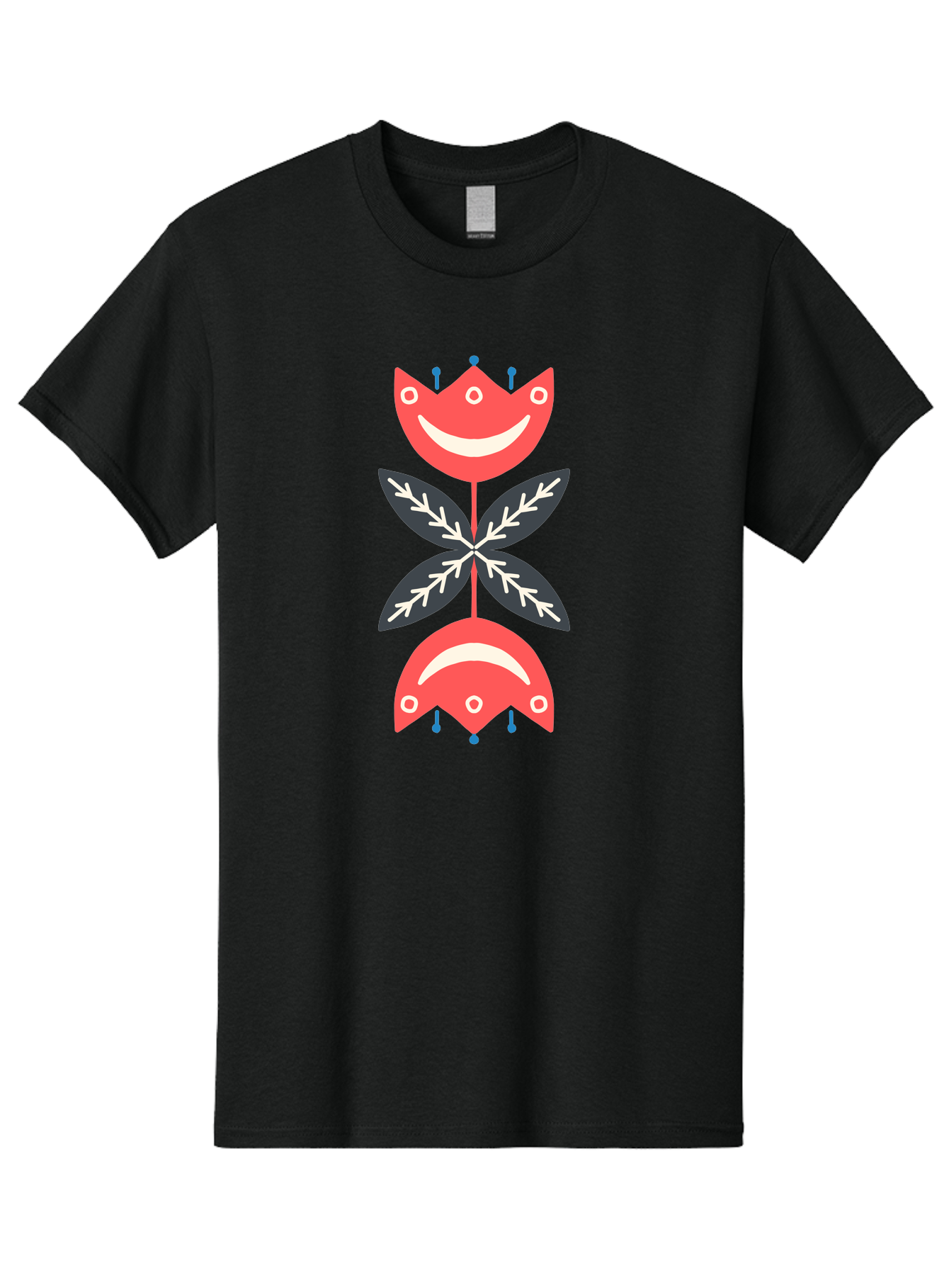 Flower-Face Men'S Graphic Tee, 100% Cotton, Comfortable Casual Summer Wear, Machine Washable, Red Smiley Faces, Playful Flowers, Cartoon Characters, Happy Emotions, Floral Designs, Whimsical Art, Cute Illustrations Aab729 11