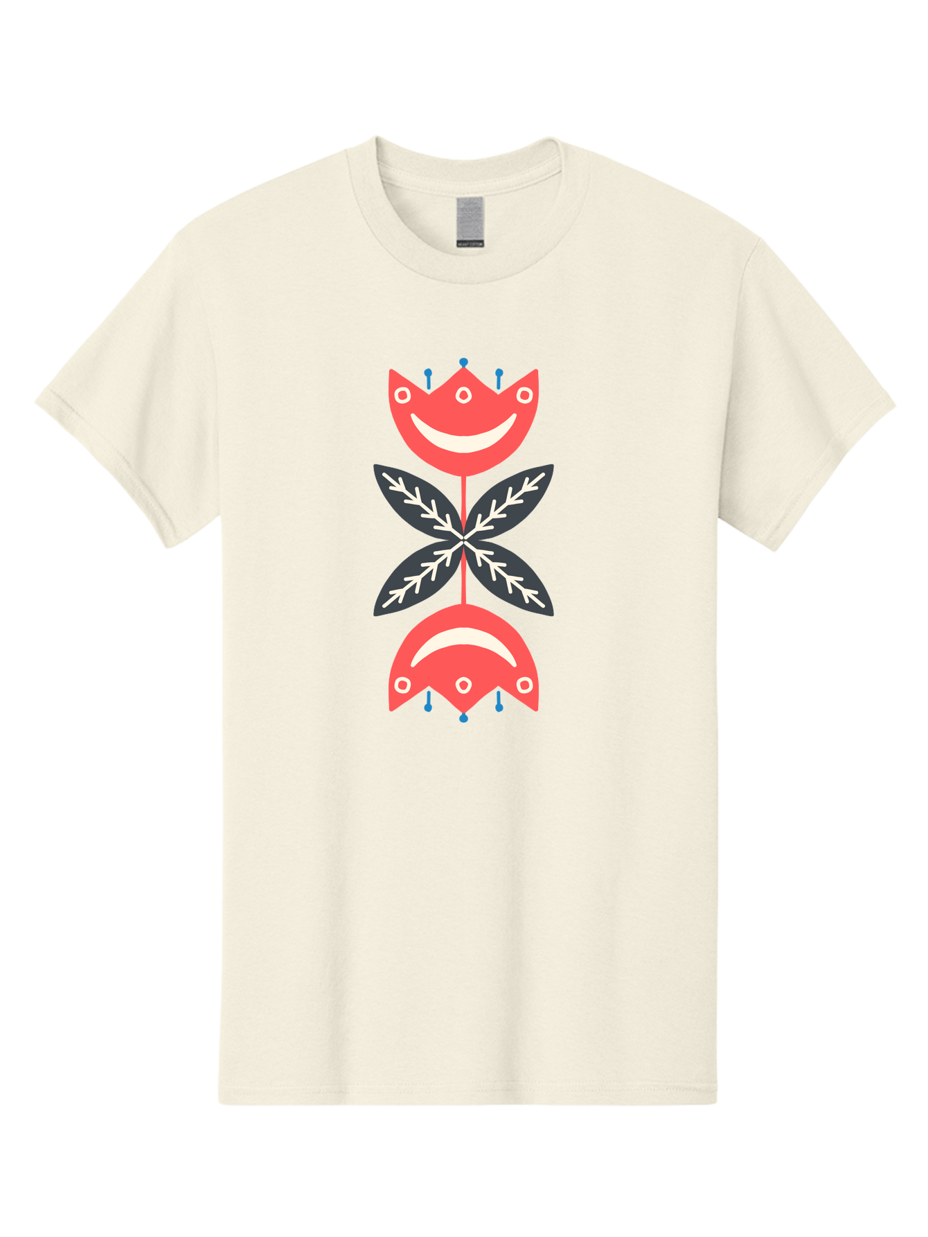 Flower-Face Men'S Graphic Tee, 100% Cotton, Comfortable Casual Summer Wear, Machine Washable, Red Smiley Faces, Playful Flowers, Cartoon Characters, Happy Emotions, Floral Designs, Whimsical Art, Cute Illustrations Aab729 17