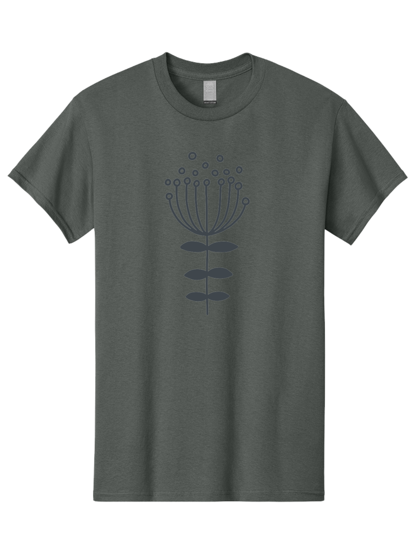 Flower-Illustration-1 Men'S Graphic Tee, 100% Cotton, Comfortable Casual Summer Wear, Machine Washable, Simple Flower Design, Minimalist Graphic, Floral Pattern, Modern Illustration, Botanical Art, Stylized Bloom Aab733 19