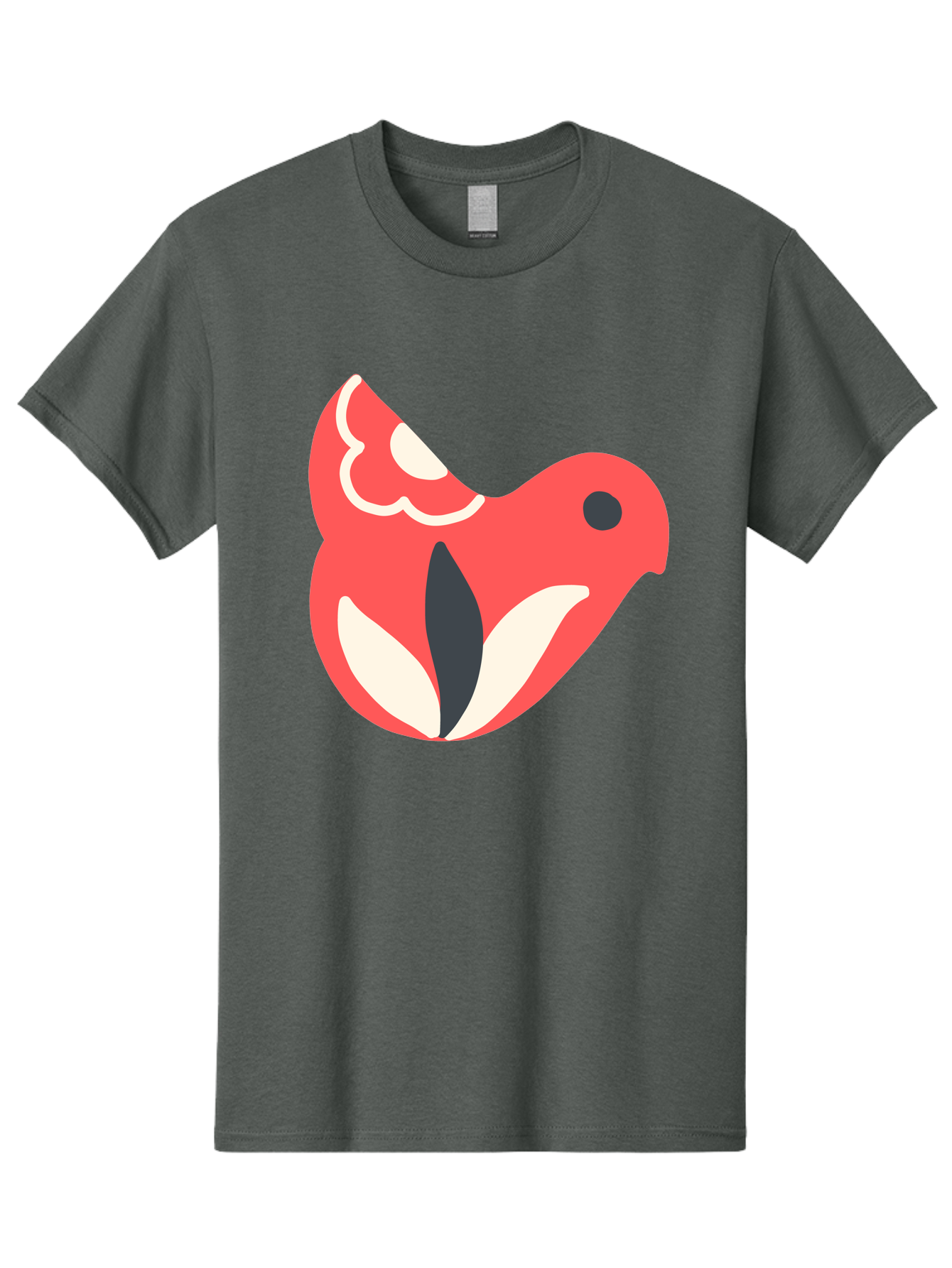 Red-Bird-1 Men'S Graphic Tee, 100% Cotton, Comfortable Casual Summer Wear, Machine Washable, Stylized Bird, Vibrant Red, Minimalist Design, Abstract Bird, Simple Logo, Cartoon Bird, Bird Icon, Modern Bird Graphic, Simple Bird Illustration, Aab778 13