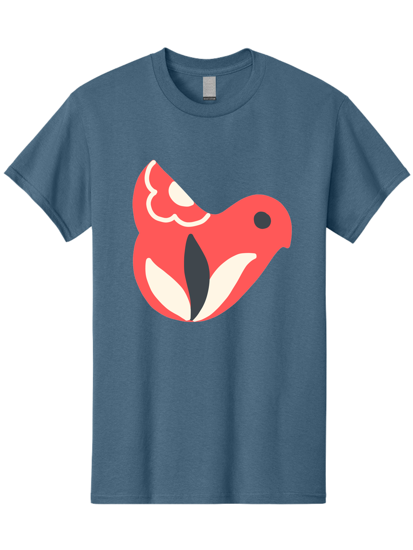 Red-Bird-1 Men'S Graphic Tee, 100% Cotton, Comfortable Casual Summer Wear, Machine Washable, Stylized Bird, Vibrant Red, Minimalist Design, Abstract Bird, Simple Logo, Cartoon Bird, Bird Icon, Modern Bird Graphic, Simple Bird Illustration, Aab778 19