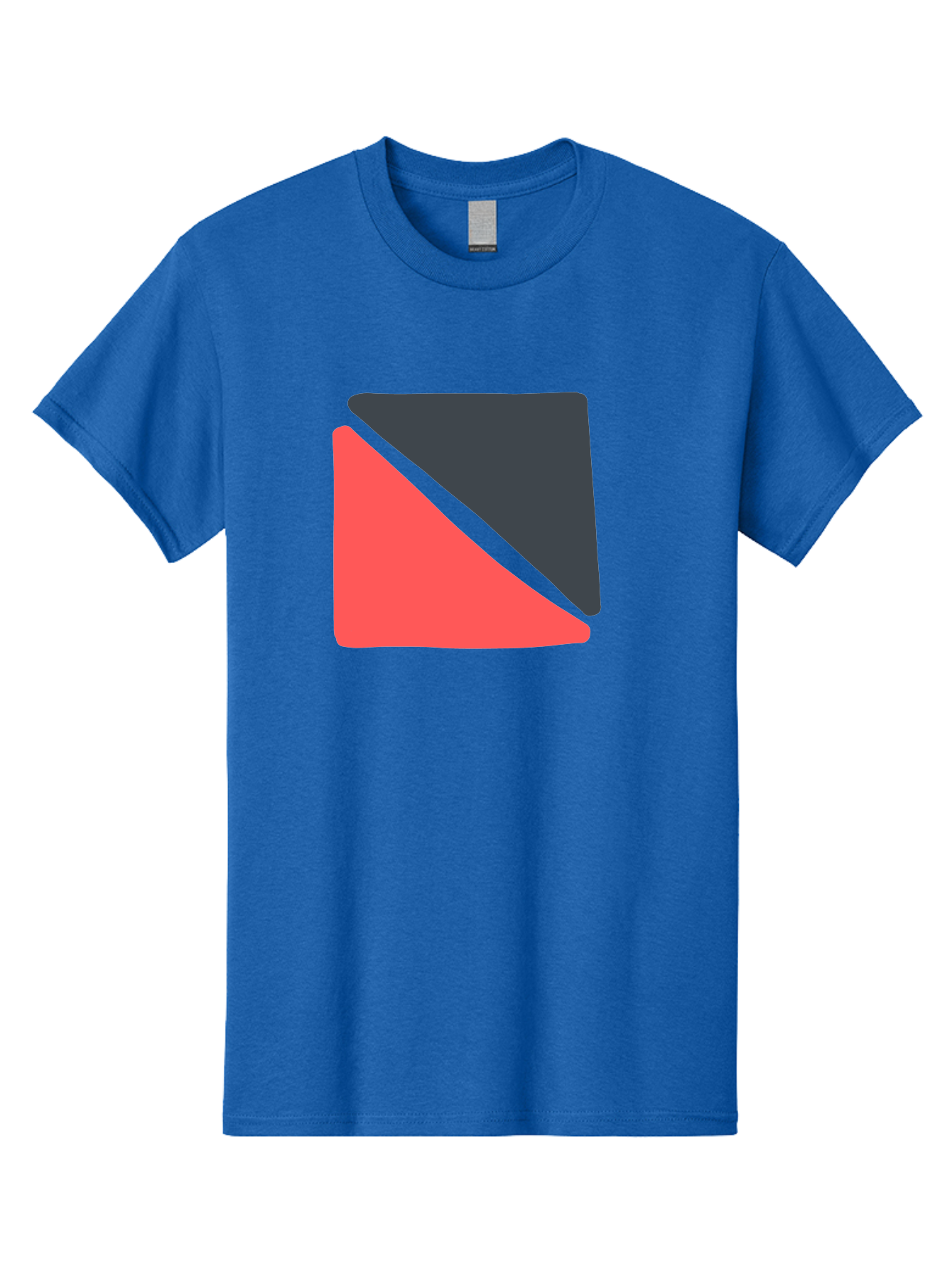 Red-Black-Square Men'S Graphic Tee, 100% Cotton, Comfortable Casual Summer Wear, Machine Washable, Abstract Geometric Shape, Red And Black Trapezoid, Modern Design Elements, Graphic Design Inspiration, Bold Color Combination, Minimalist Art Aab780 13