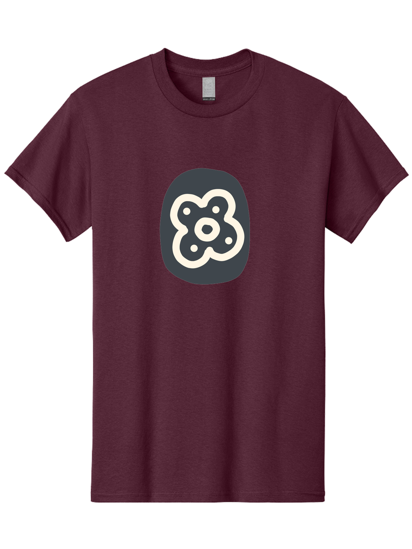 Rounded-Square-Logo Men'S Graphic Tee, 100% Cotton, Comfortable Casual Summer Wear, Machine Washable, Paw Print, Dog Paw, Pet Care, Animal Tracking, Pet Grooming, Pet Accessories, Pet Love Aab791 3