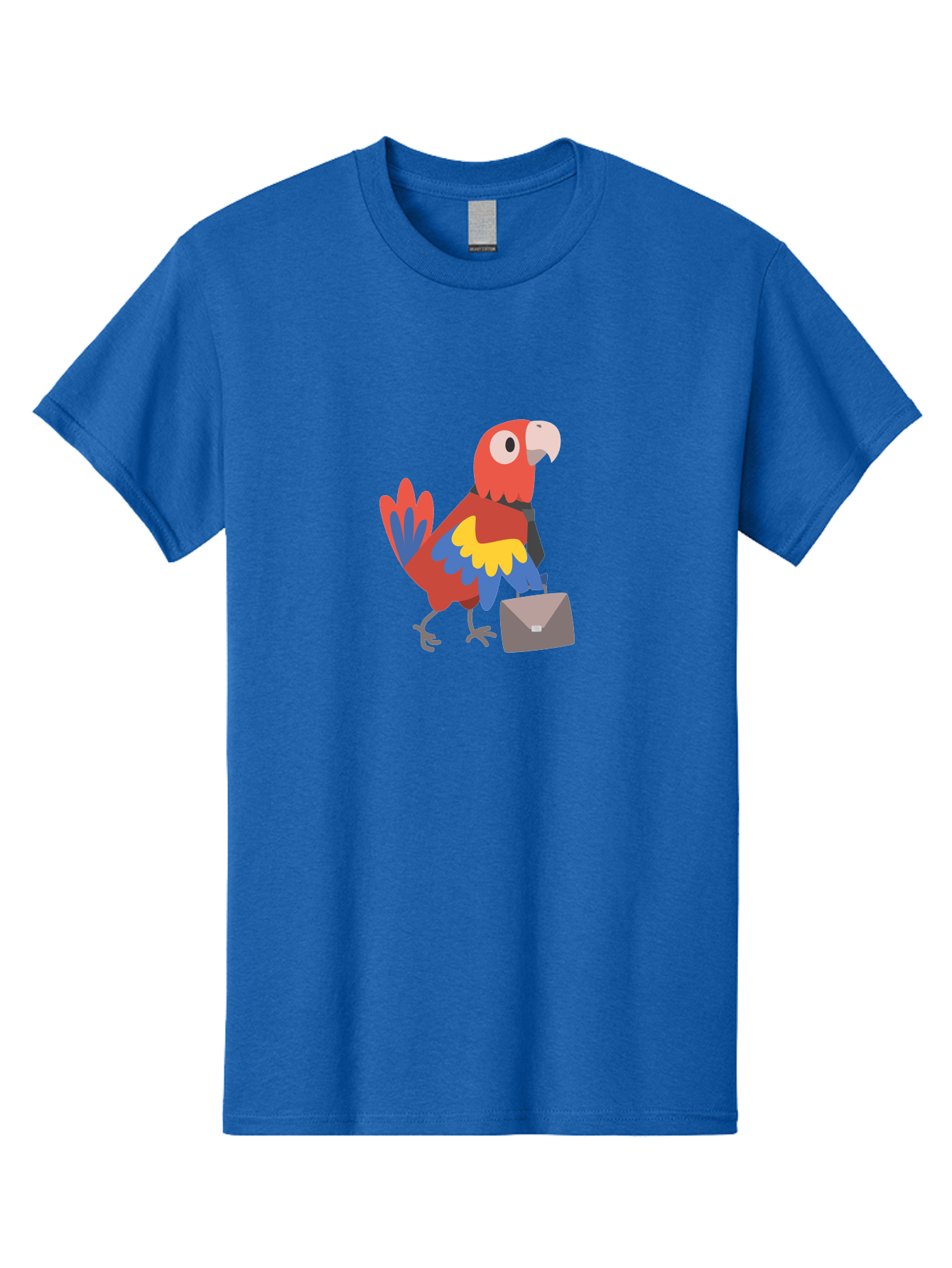 Macaw-Mail Men'S Graphic Tee, 100% Cotton, Comfortable Casual Summer Wear, Machine Washable, Colorful Parrot, Vibrant Plumage, Cartoon-Style, Mail Delivery, Parrot With Envelope, Tropical Bird, Illustration, Letter Delivery Aab839 29
