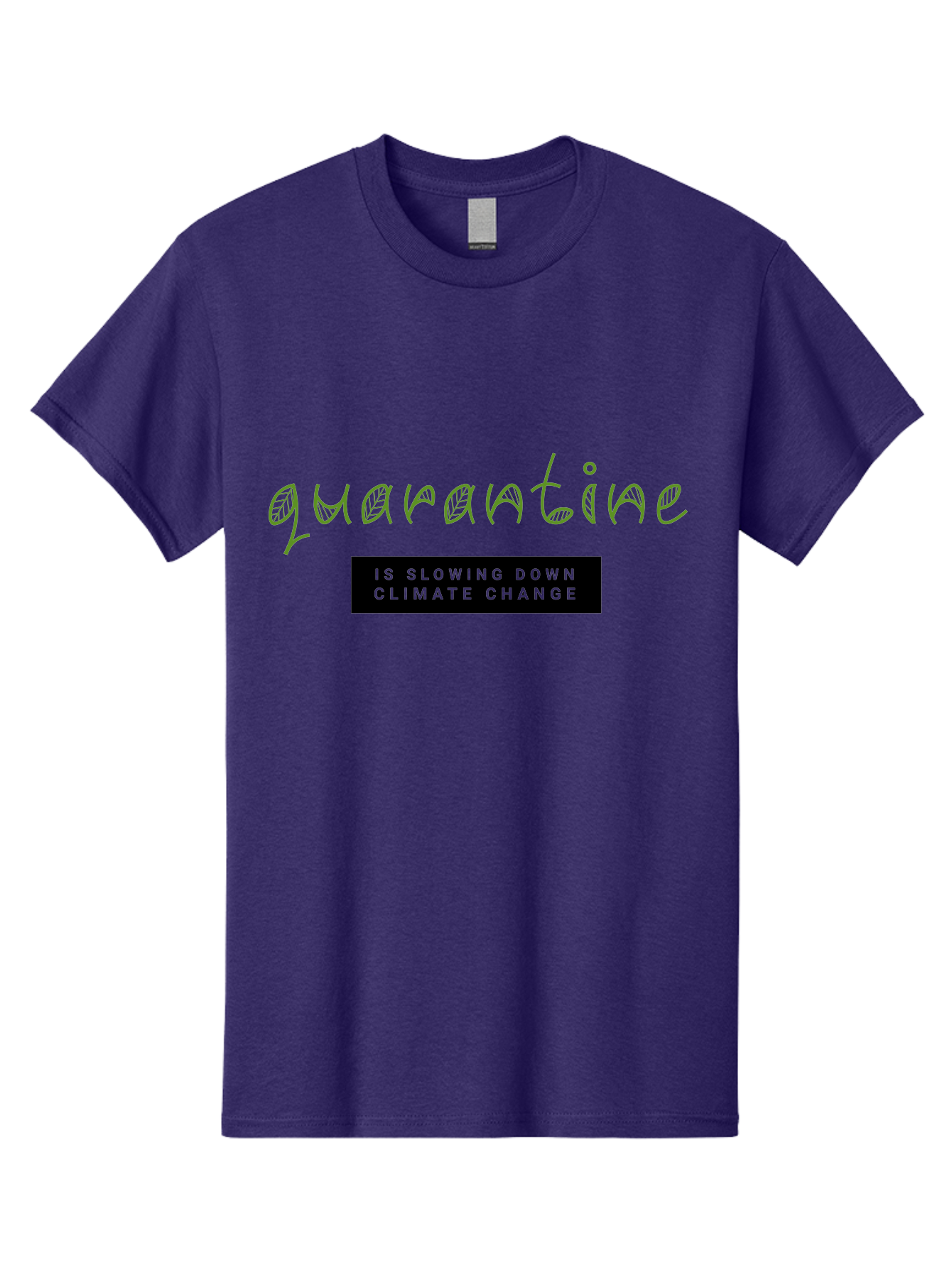 Quarantine Men'S Graphic Tee, 100% Cotton, Comfortable Casual Summer Wear, Machine Washable, Quarantine, Climate Change, Slowing Down, Environmental Impact, Global Lockdown, Sustainability, Eco-Friendly, Green Initiative, Pandemic Effect Aab917 15