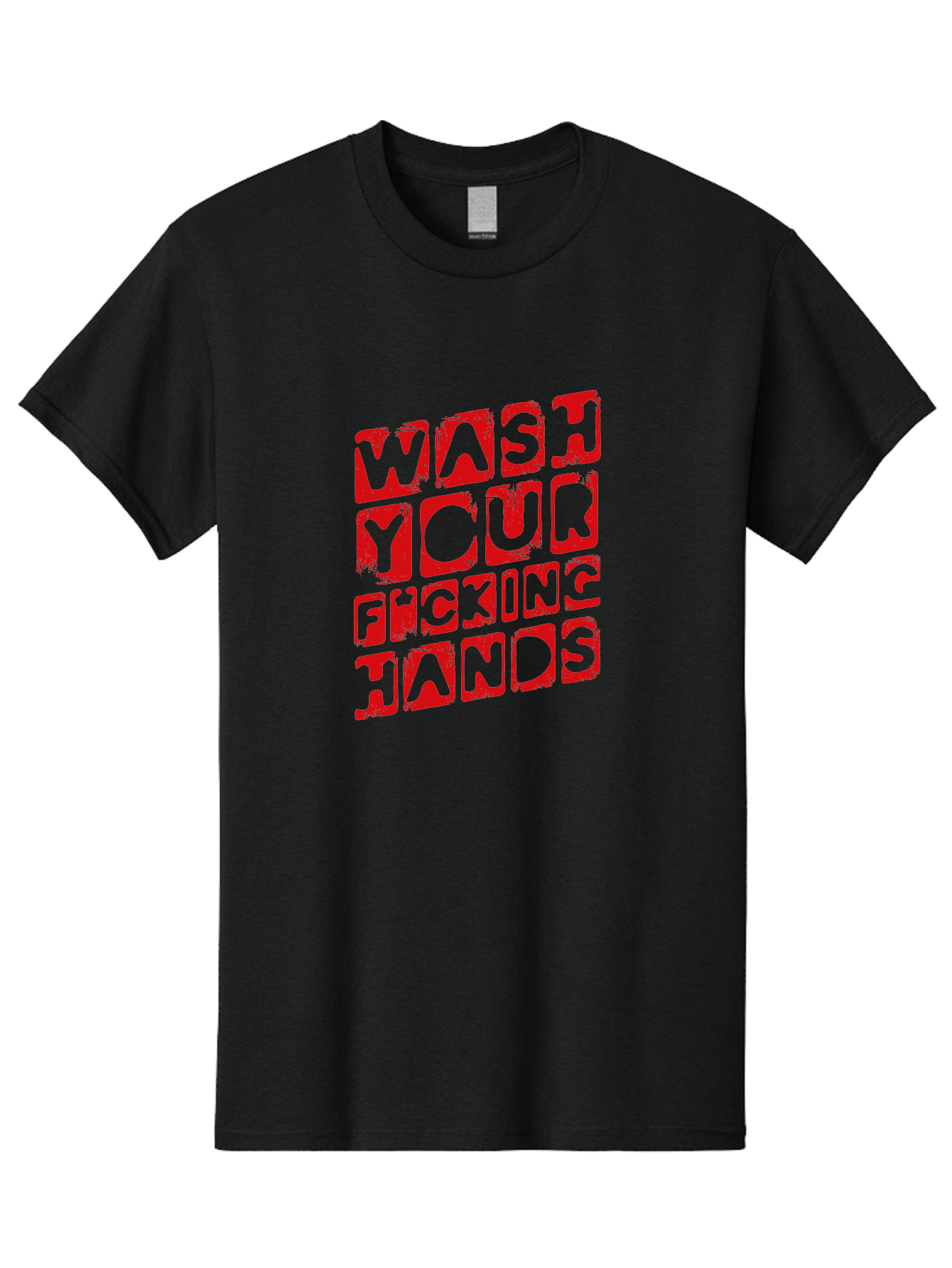 Wash-Your-F-King-Hands Men'S Graphic Tee, 100% Cotton, Comfortable Casual Summer Wear, Machine Washable, Hand Hygiene, Washing Hands, Health Awareness, Hygiene Reminder, Public Health Message, Cleanliness Is Key, Germs Be Gone, Stay Healthy Aab923 15