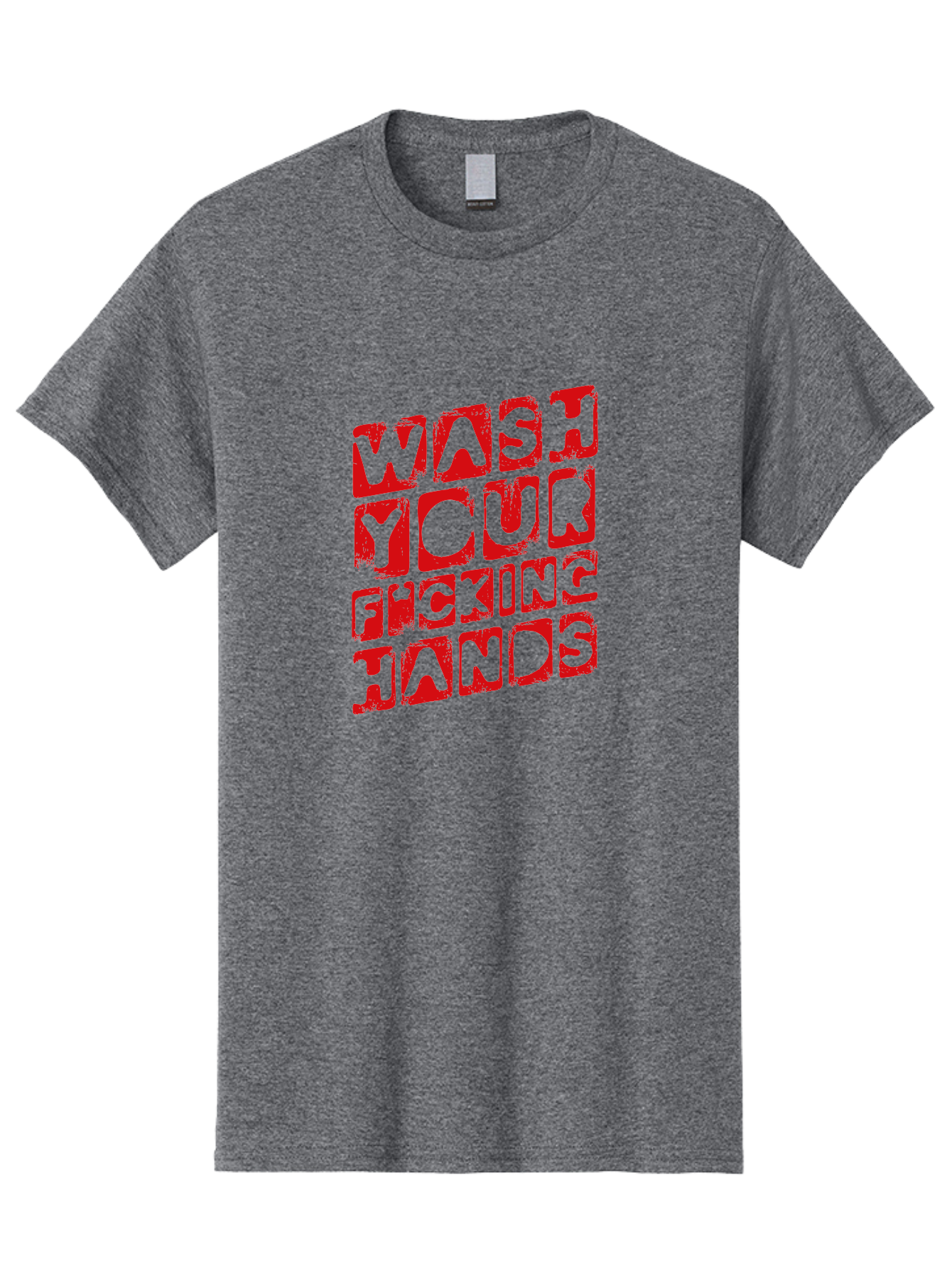 Wash-Your-F-King-Hands Men'S Graphic Tee, 100% Cotton, Comfortable Casual Summer Wear, Machine Washable, Hand Hygiene, Washing Hands, Health Awareness, Hygiene Reminder, Public Health Message, Cleanliness Is Key, Germs Be Gone, Stay Healthy Aab923 7