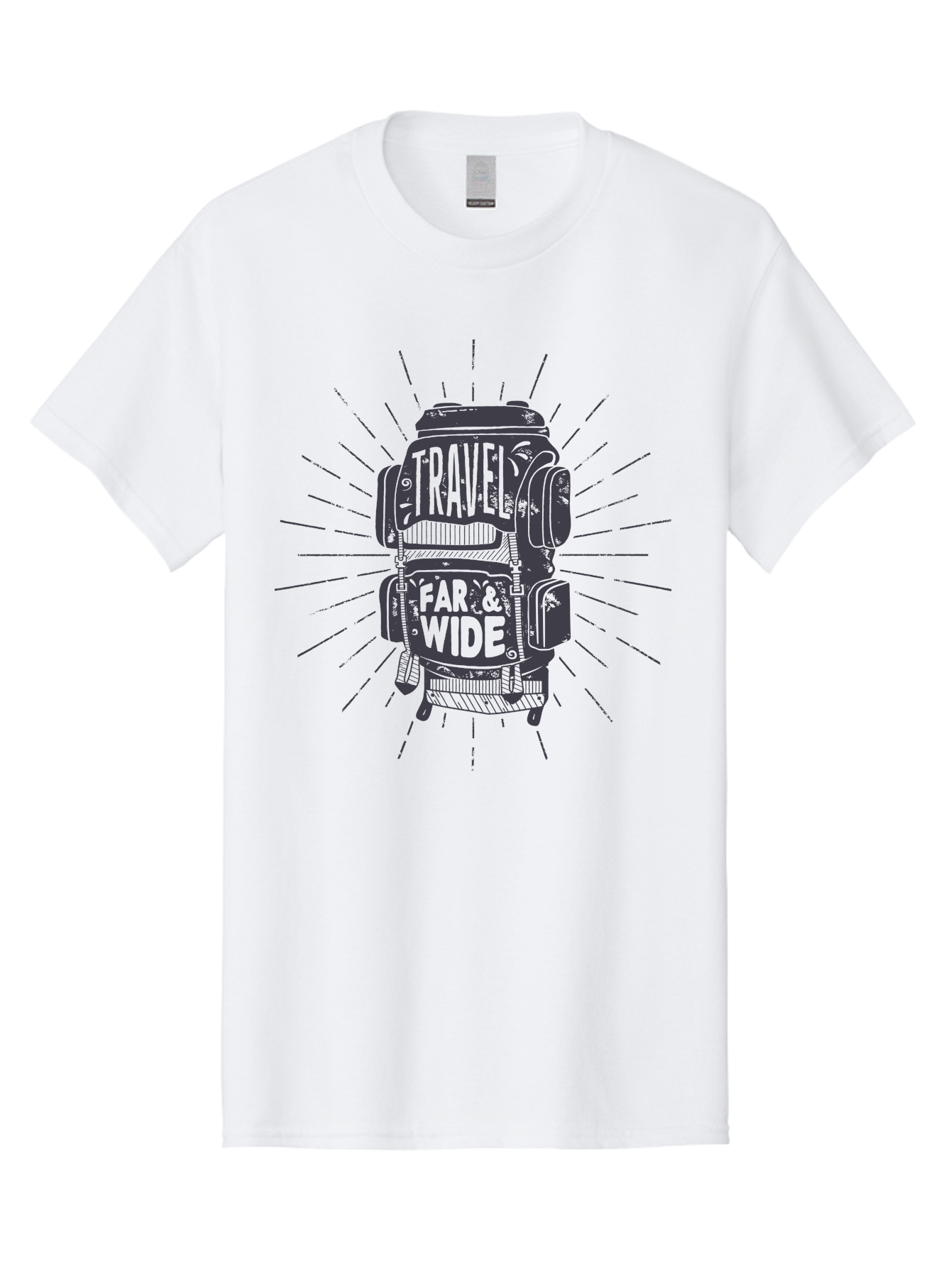 Travel-Far-Wide-1 Men'S Graphic Tee, 100% Cotton, Comfortable Casual Summer Wear, Machine Washable, Travel Inspiration, Adventure Travel, Wanderlust, Travel Bags, Adventure Seeking, Exploration, Travel Accessories, Journey Aab956 17