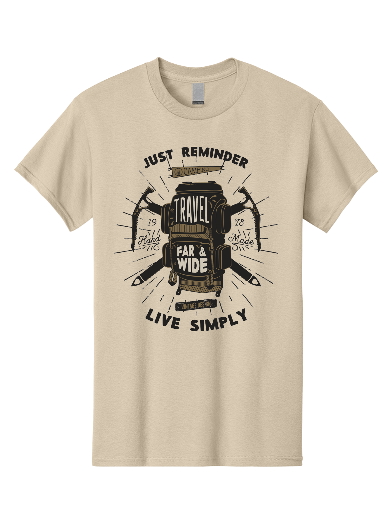 Travel-Far-Wide-2 Men'S Graphic Tee, 100% Cotton, Comfortable Casual Summer Wear, Machine Washable, Travel Inspiration, Adventure Seeking, Camping Gear, Vintage Design, Outdoor Lifestyle, Simple Living, Hand Made, Travel Far And Wide Aab957 13